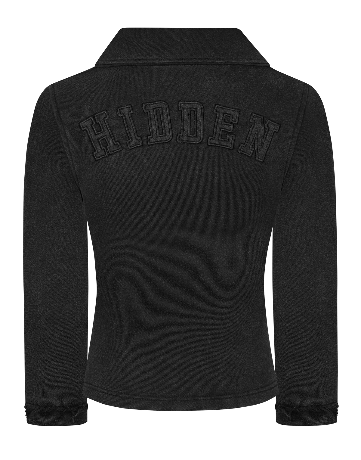 HIDDEN CULT® Vintage Black Three-Quarter Zip Sweater Sweater Womens Slim fit Form fitted TikTok