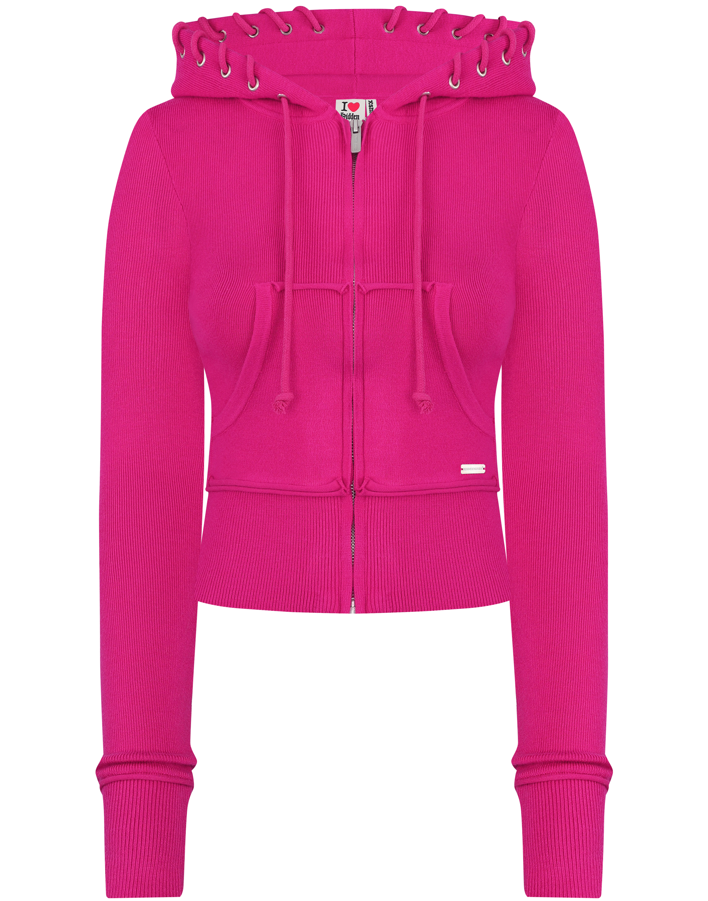 HIDDEN CULT Hibiscus Soft Knit Set Purple Dark Pink Pants Sweatsuit Women's TikTok Tall Zip Sweater