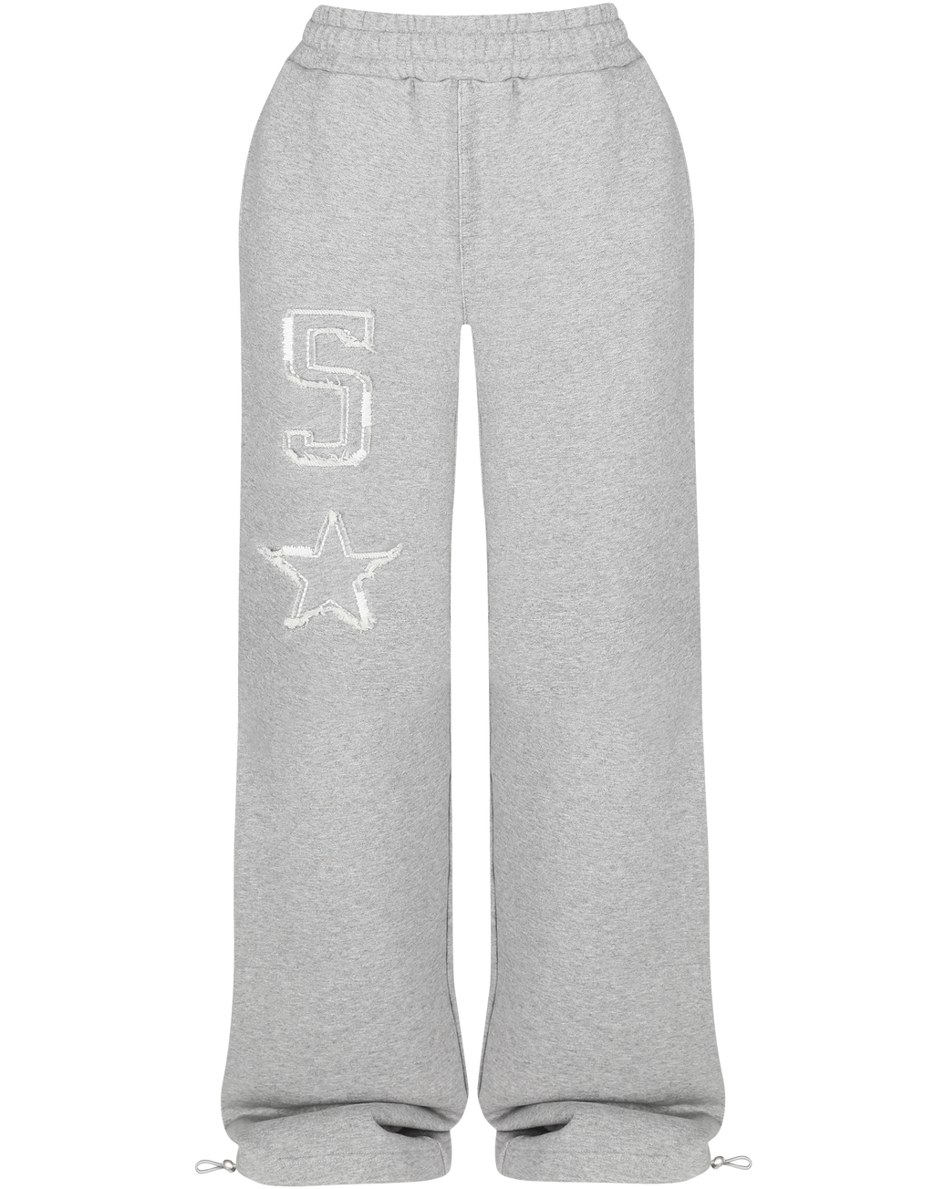 HIDDEN CULT Baggy Grey Star Sweatpants