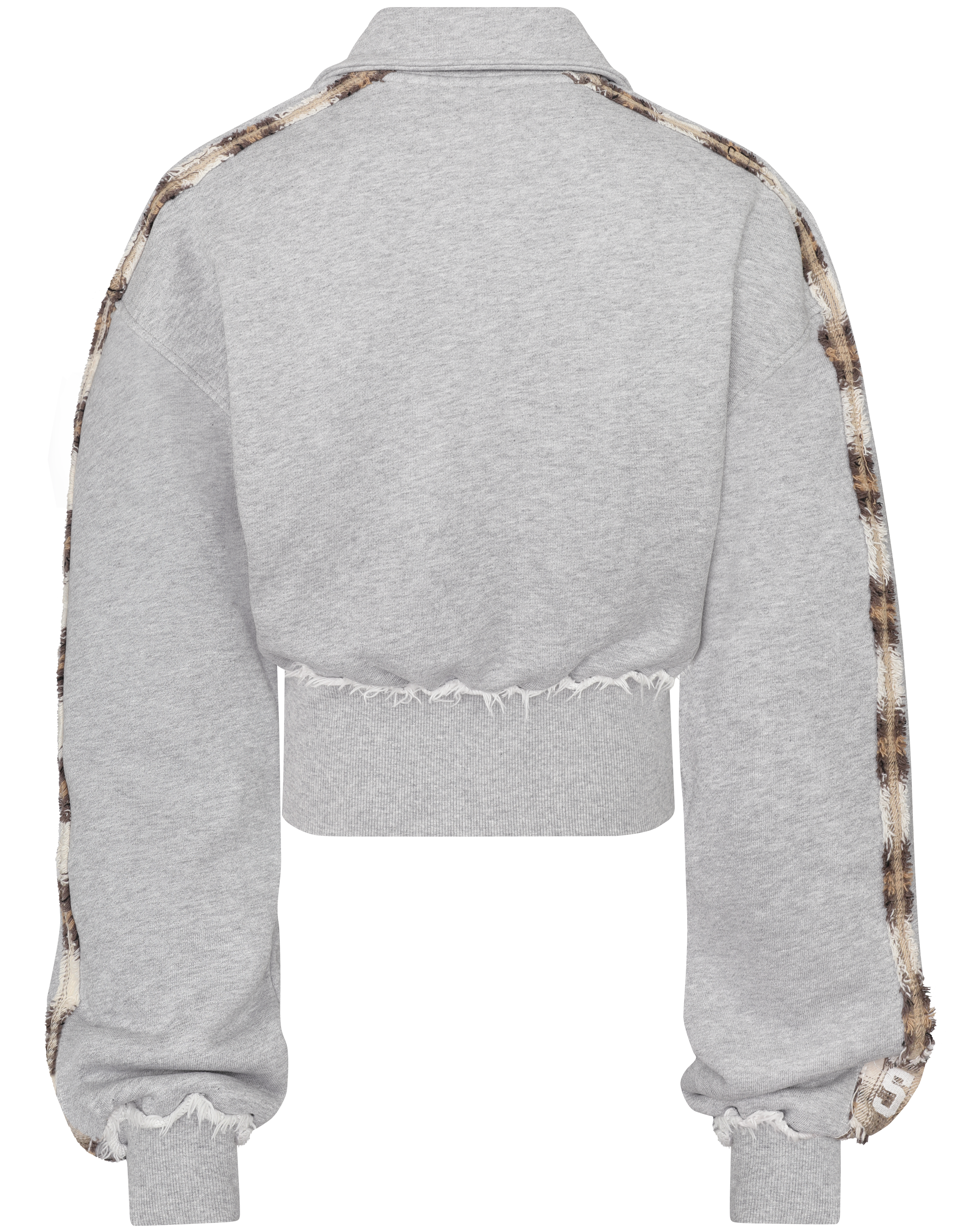 HIDDEN CULT Astara Baggy Track Jacket Plaid Fall Grey Gray Zip Zipper Long Clothing Fashion TikTok