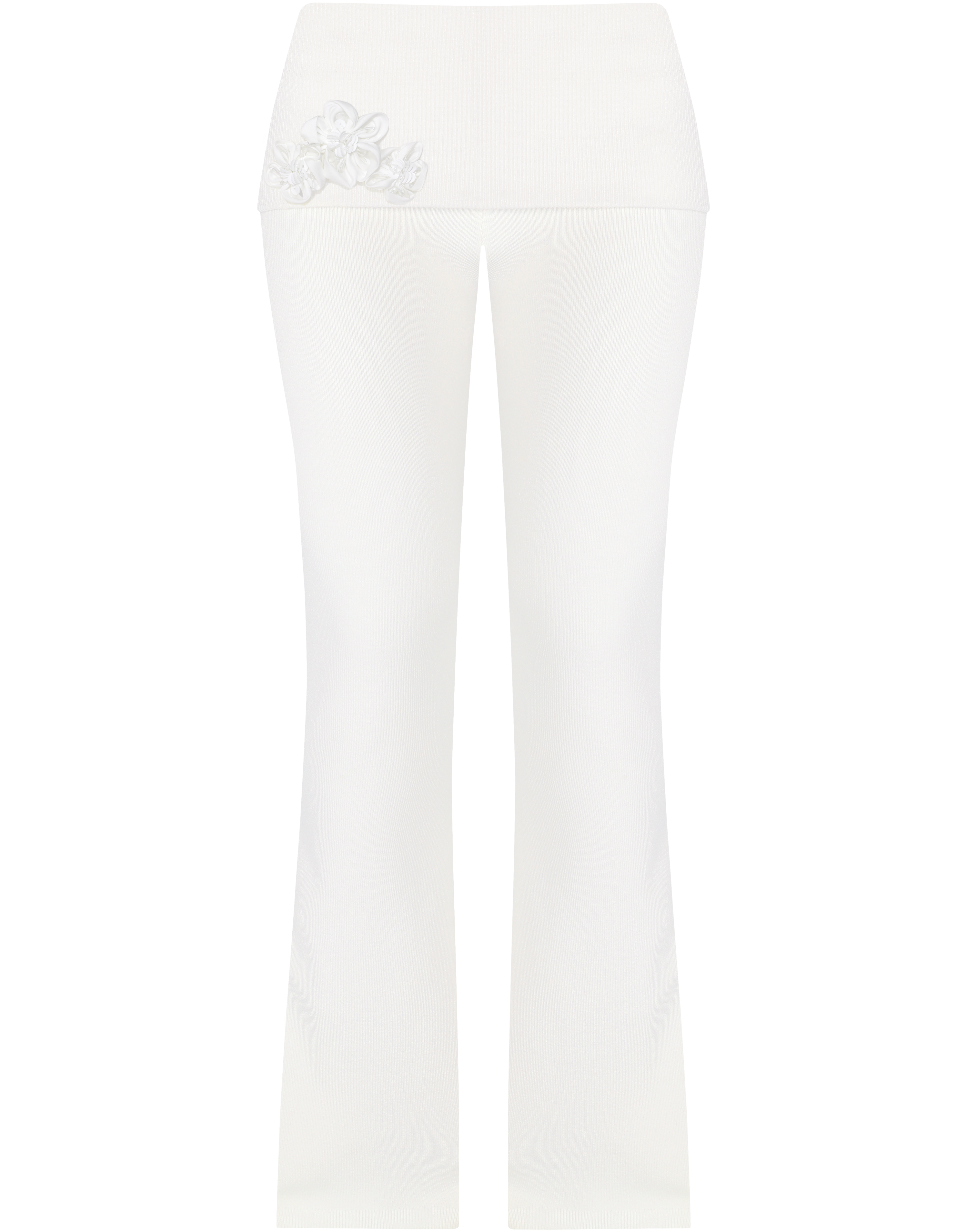 HIDDEN CULT Fleur Soft Knit Set White Pants Sweatsuit Women's Fashion TikTok Tall Zip Sweater Winter