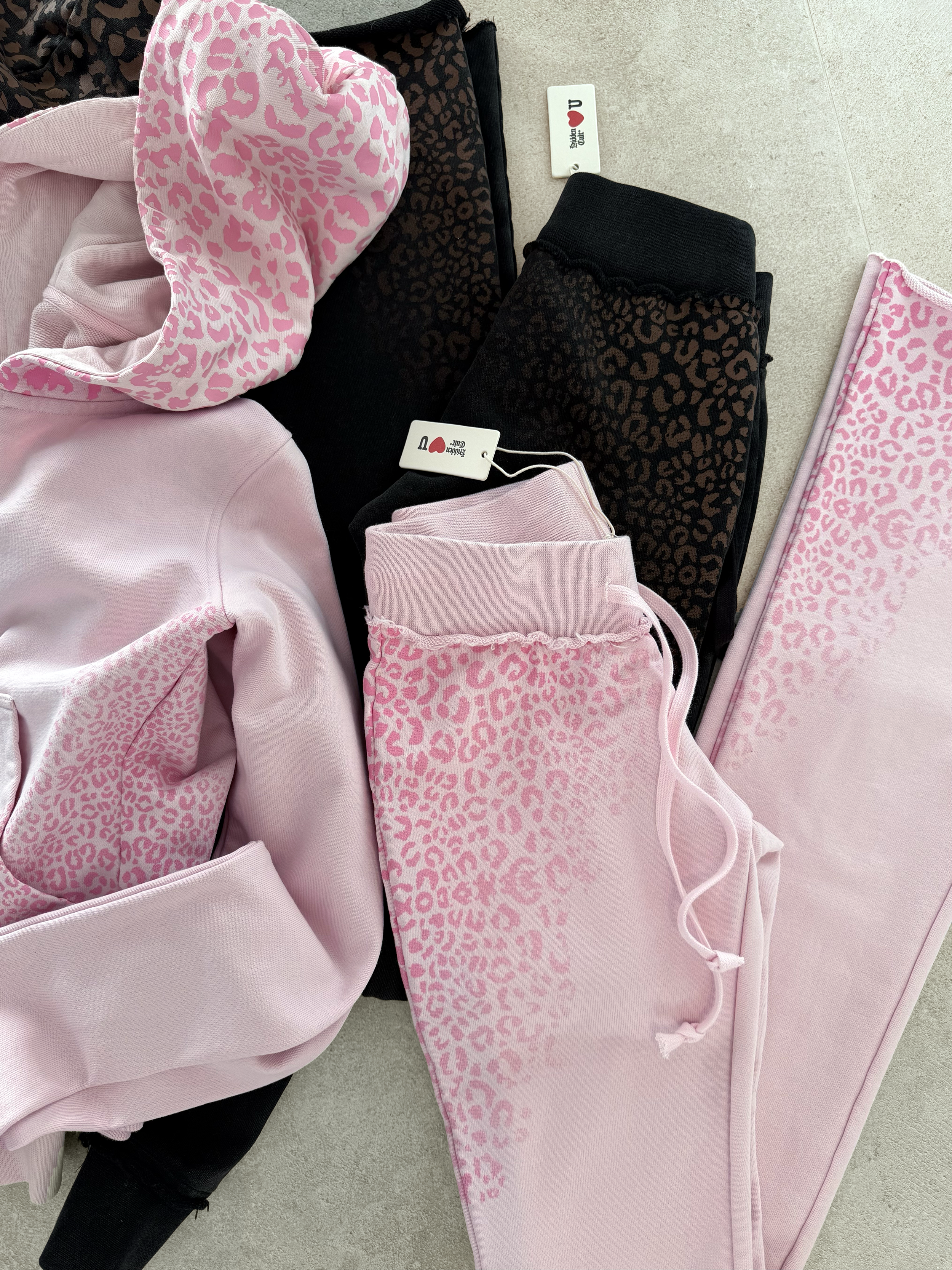 HIDDEN CULT Pink Cheetah Low Rise Pants y2k Bootcut pants distressed Tall Friendly Leopard TikTok