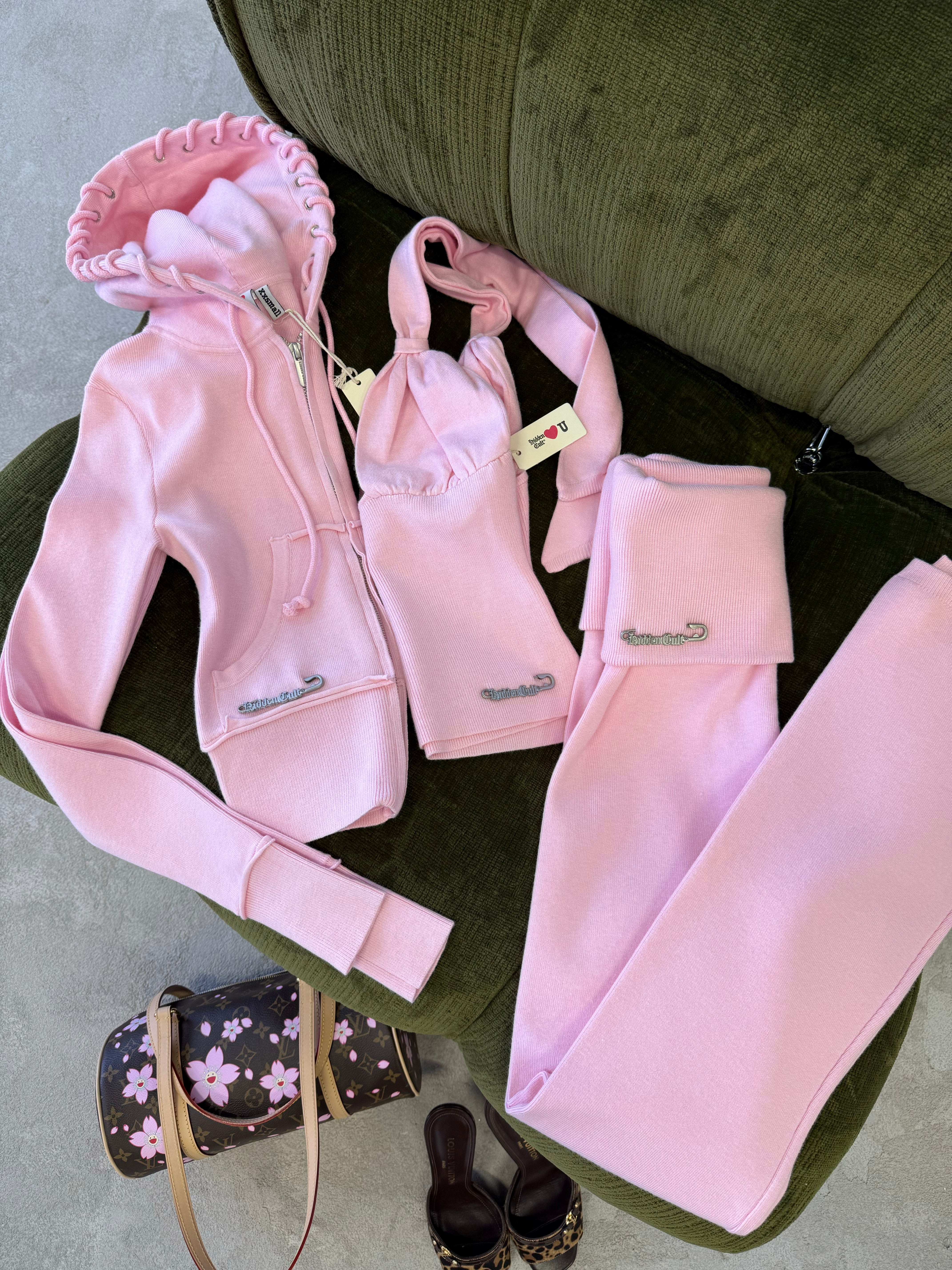 DROP AUG 29TH - Sakura Soft Knit Halter Top