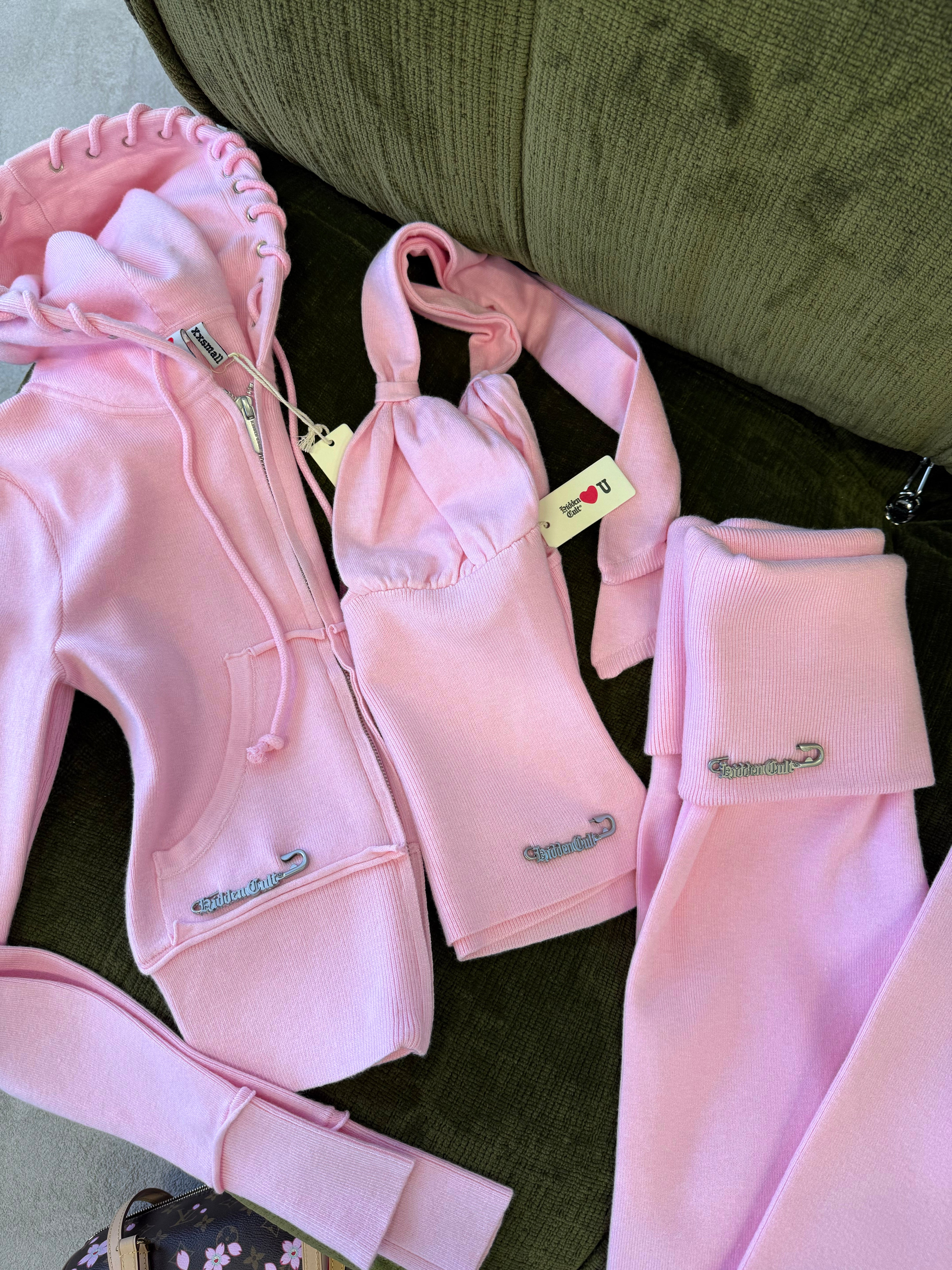 DROP AUG 29TH - Sakura Soft Knit Halter Top
