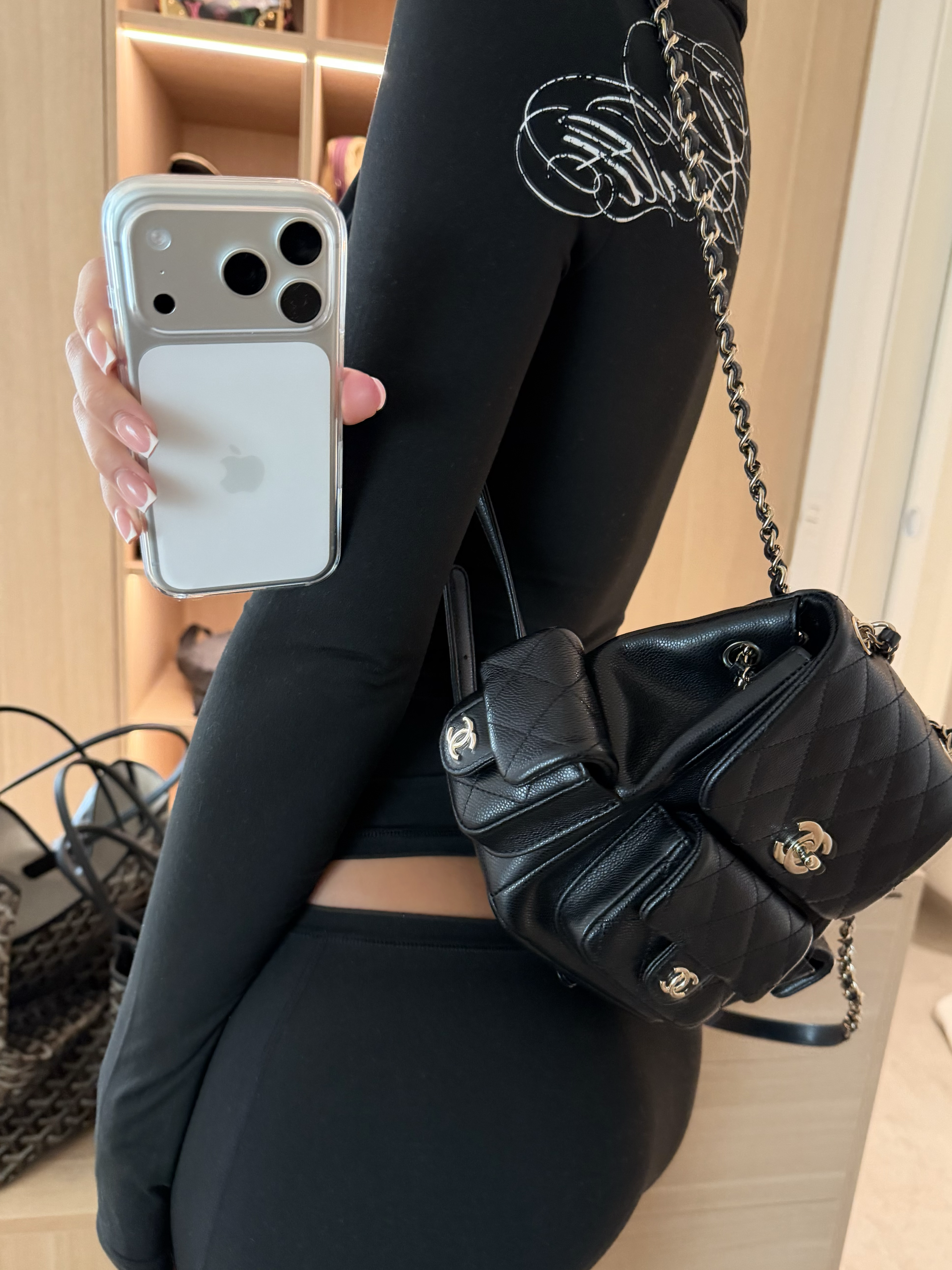 HIDDEN CULT Smooth Signature Polo Longsleeve Black Stretch Black Top Bodycon Workout Wear Set TikTok