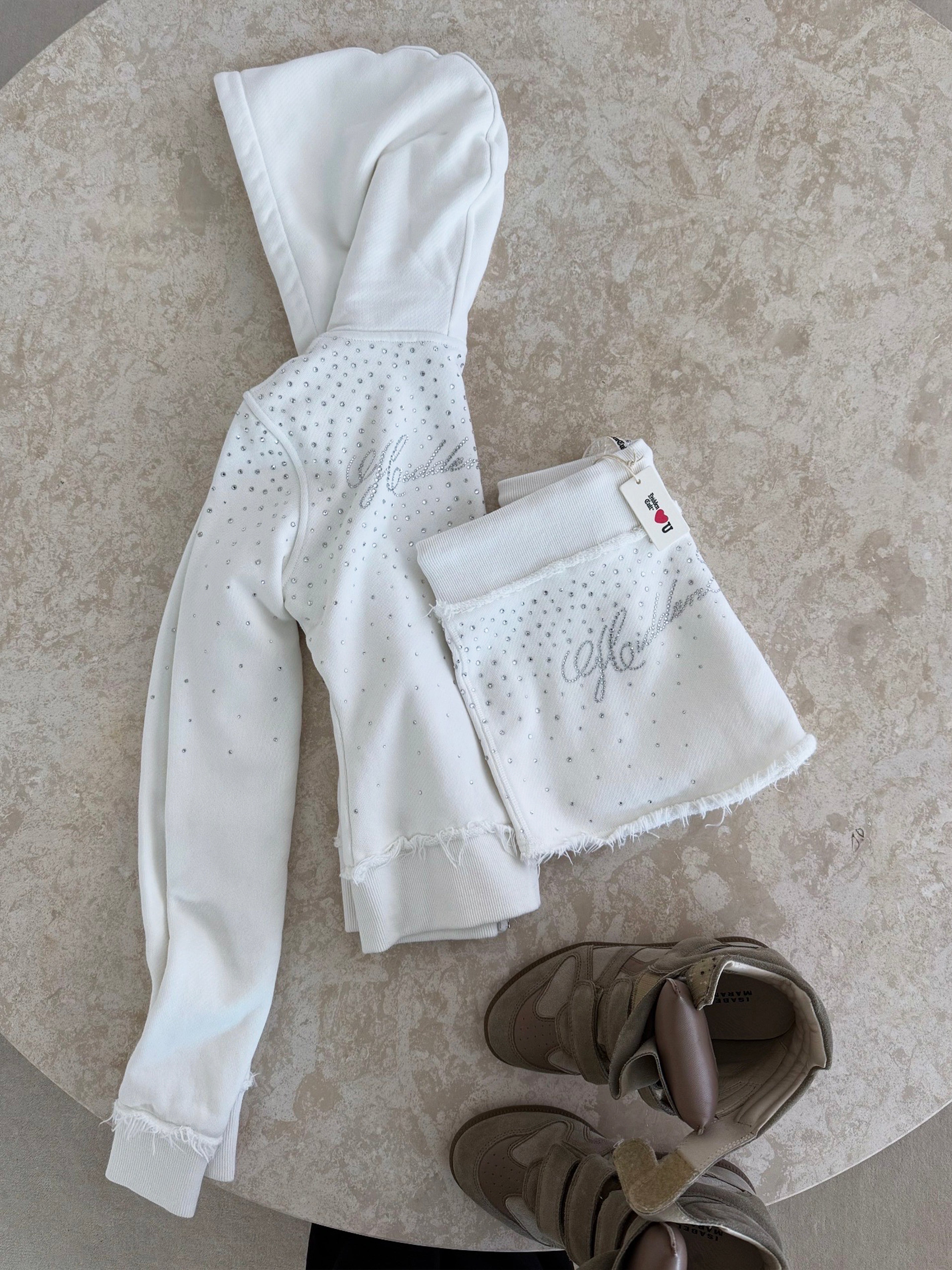 HIDDEN CULT Rhinestone White Mini Skirt Crystal Glitter y2k Tight Short Mini Skirt Women's TikTok
