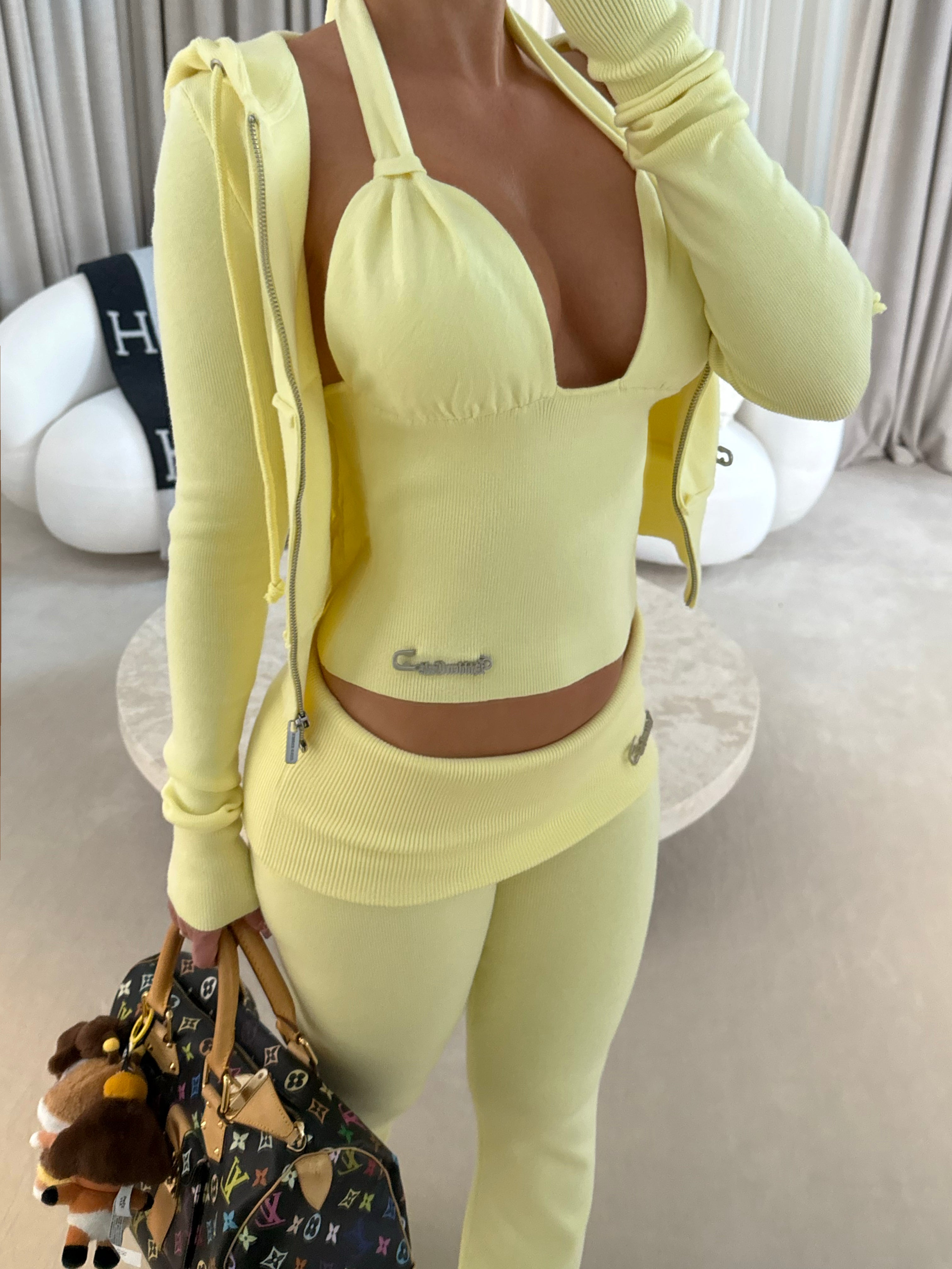 DROP AUG 29TH - Yuzu Soft Knit Halter Top