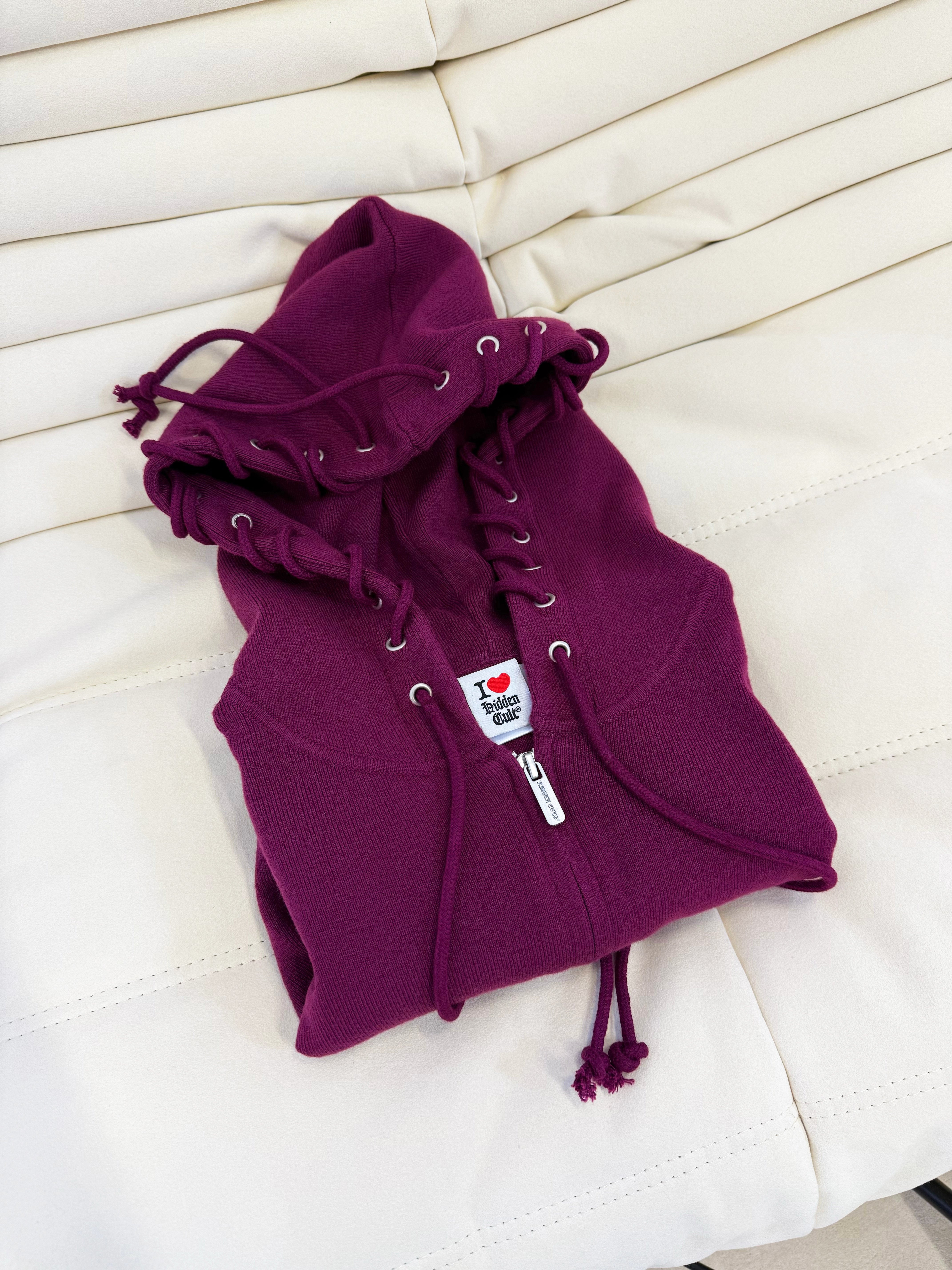 DROP OCT 31ST - *U.S EXCLUSIVE* Plum Soft Knit Set