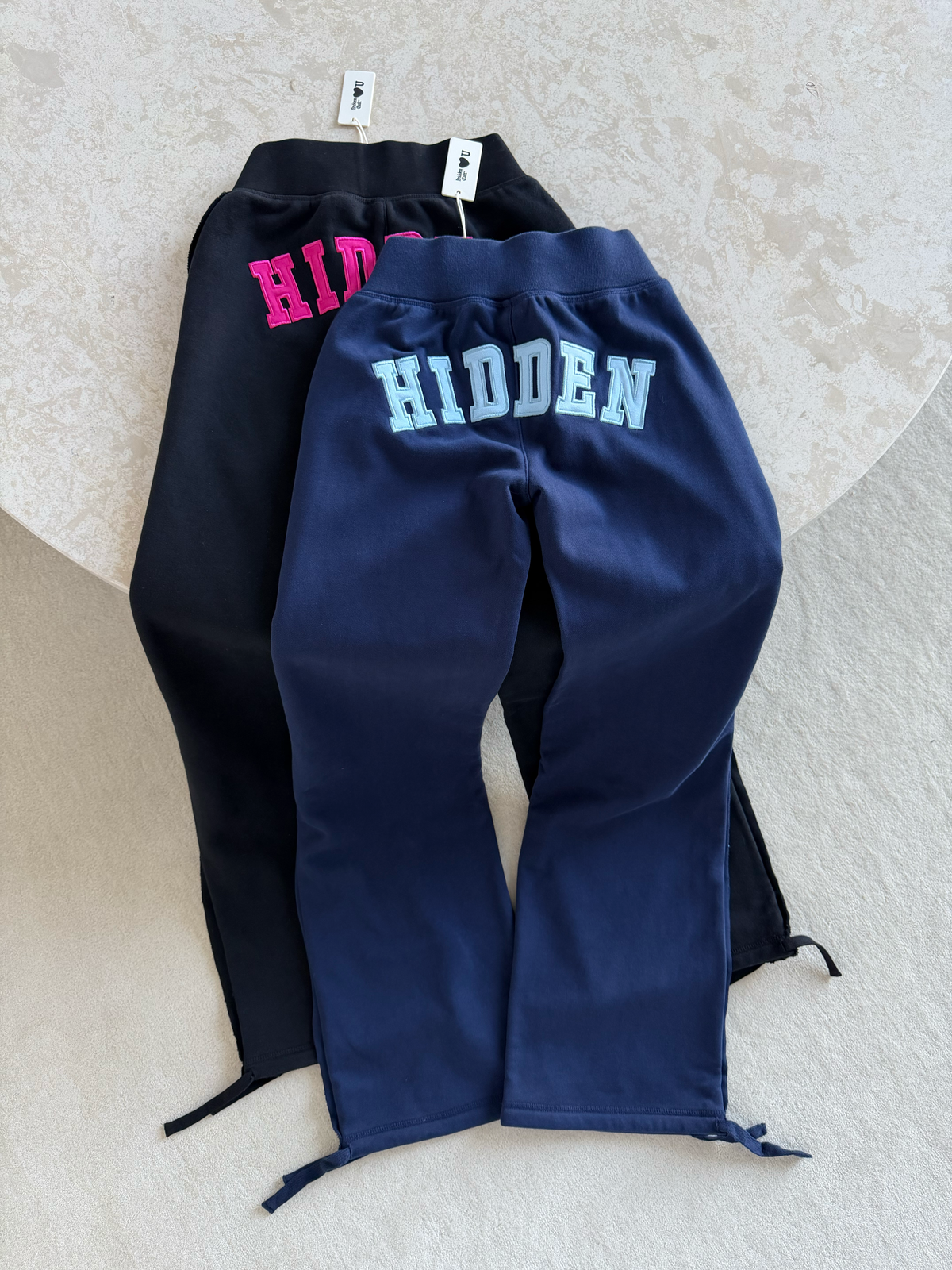 HIDDEN CULT® Blueprint Lace Front Pants Navy Blue Dark Sweatsuit y2k Tall Friendly Women's TikTok
