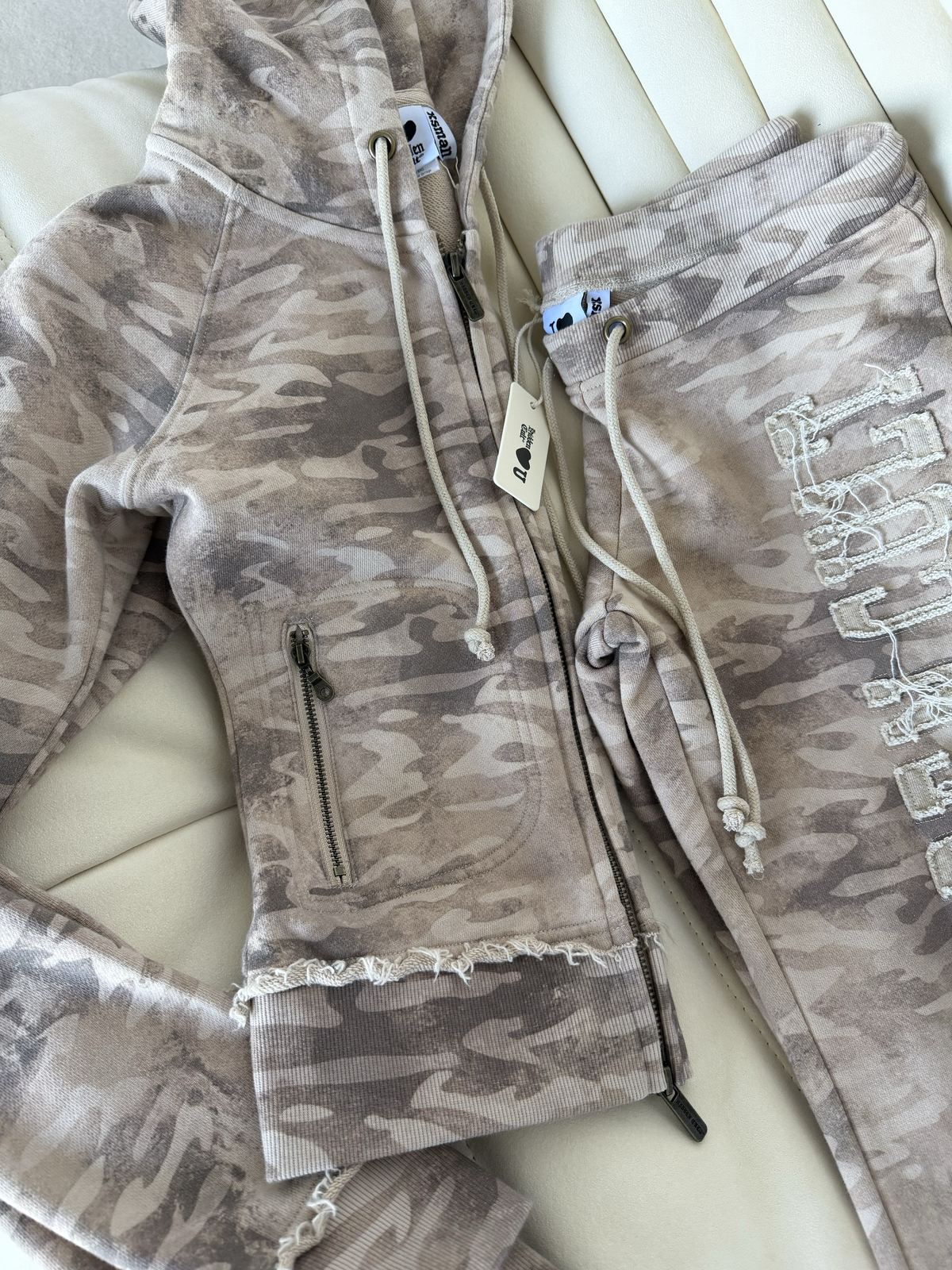 Desert Camo Zip Hoodie