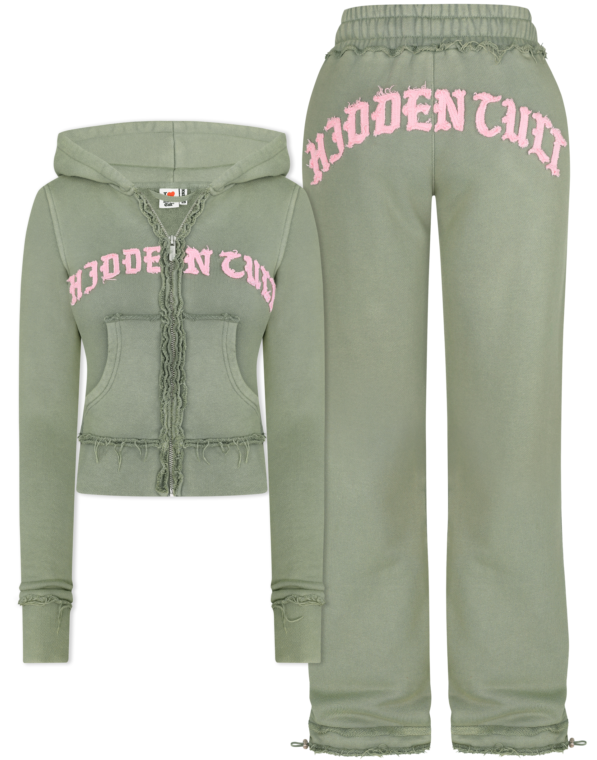 HIDDEN CULT Melore Distressed Sweatsuit