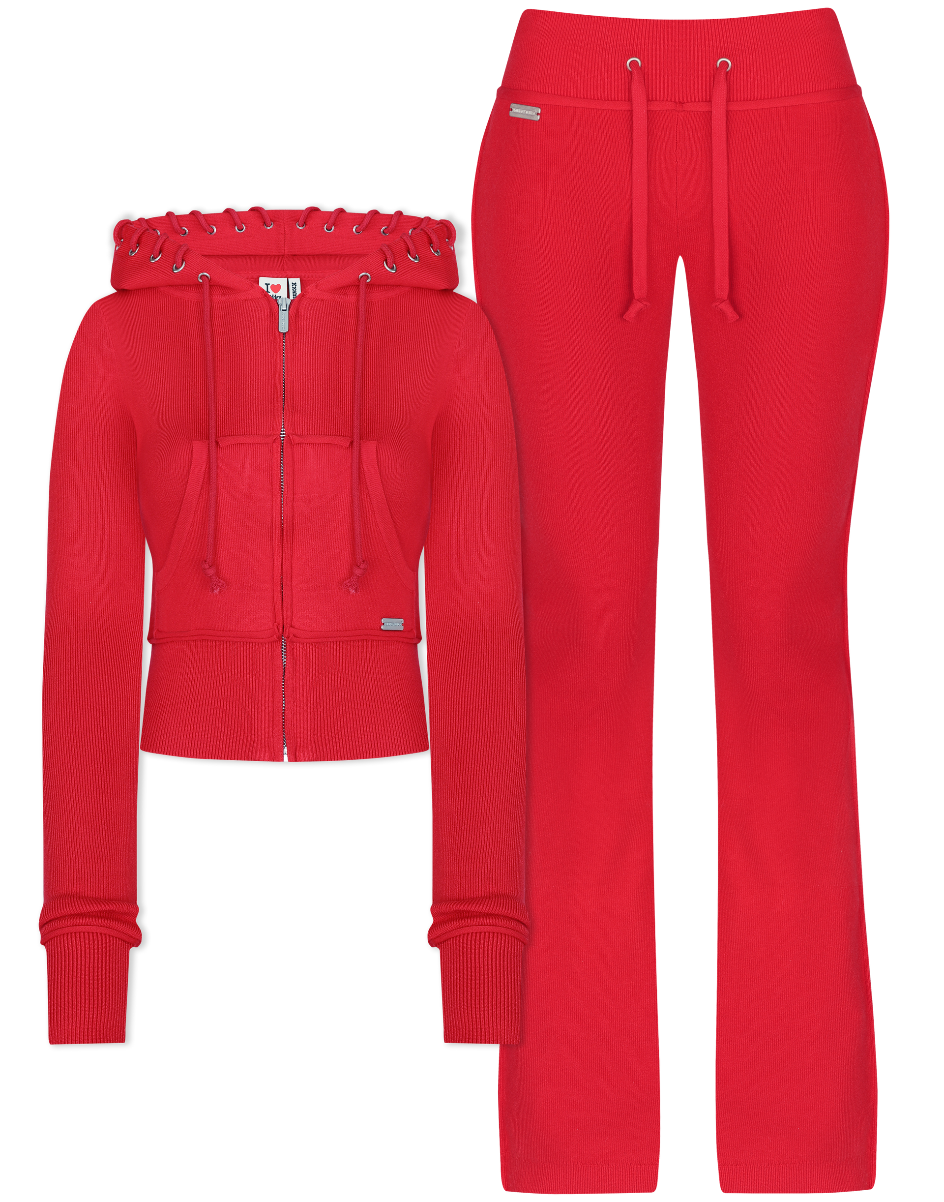 HIDDEN CULT Goji Berry Soft Knit Set