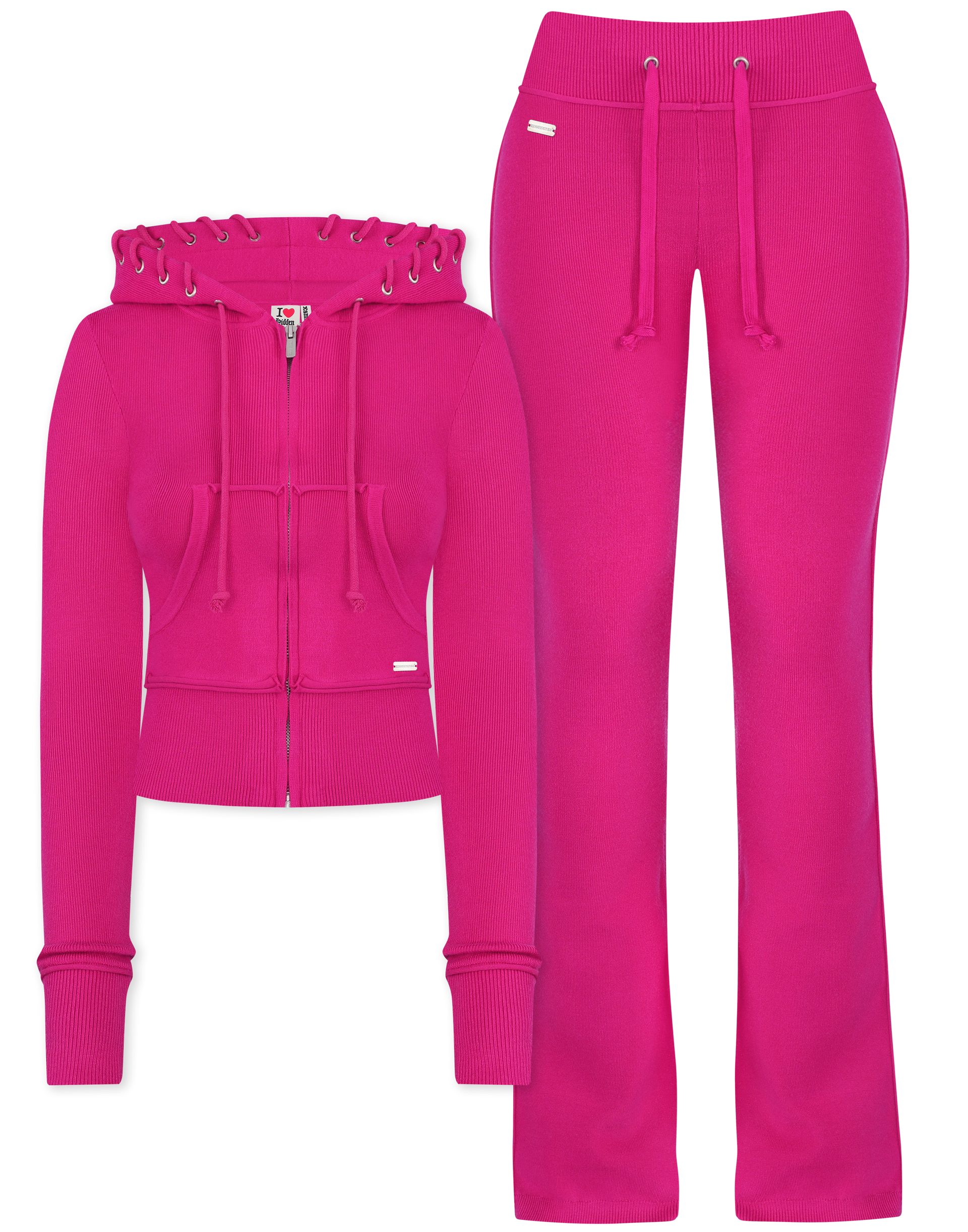 HIDDEN CULT Hibiscus Soft Knit Set