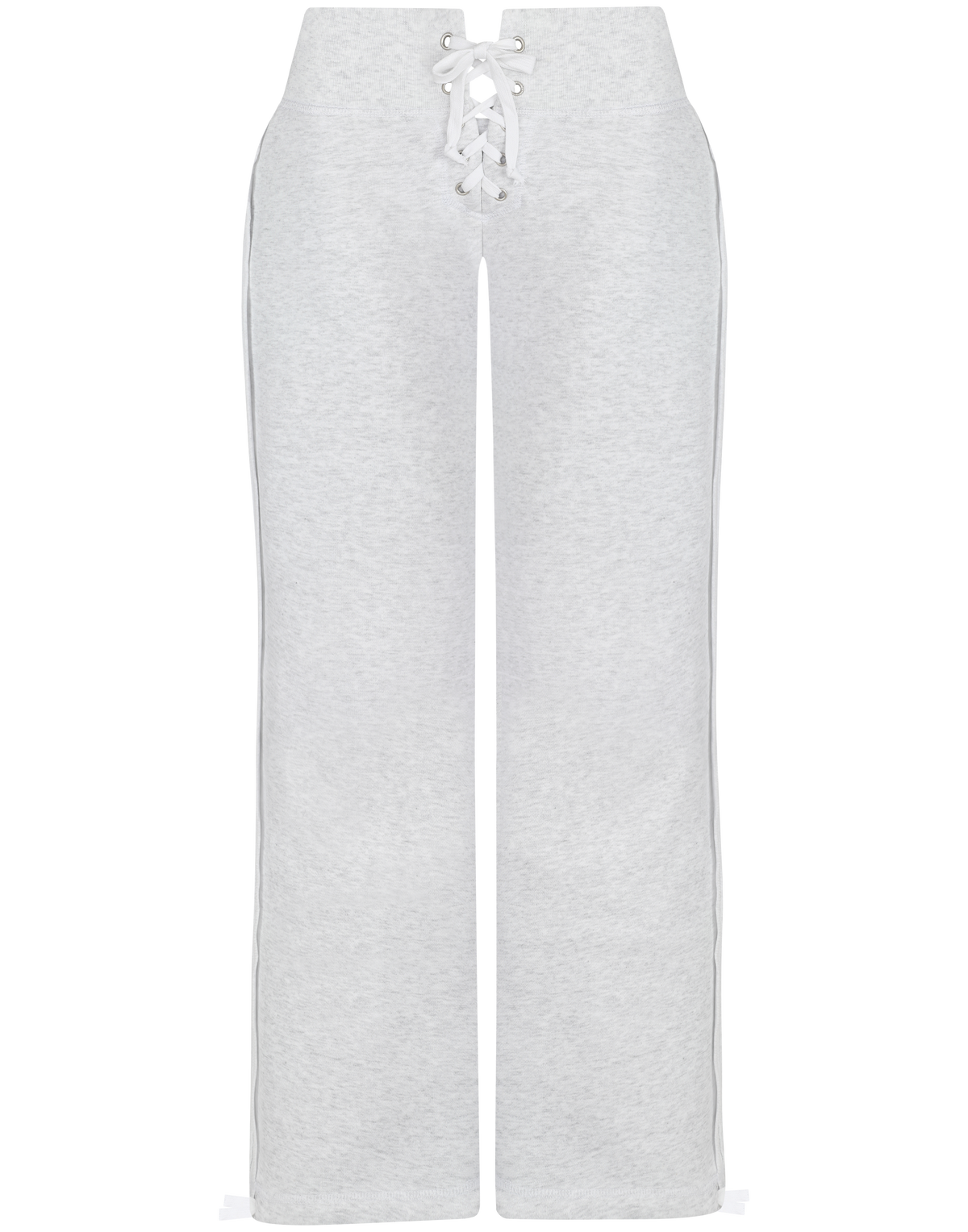 HIDDEN CULT® Navy Cloud Grey Lace Front Pants y2k Bootcut pants Marl Tall Friendly Women's TikTok