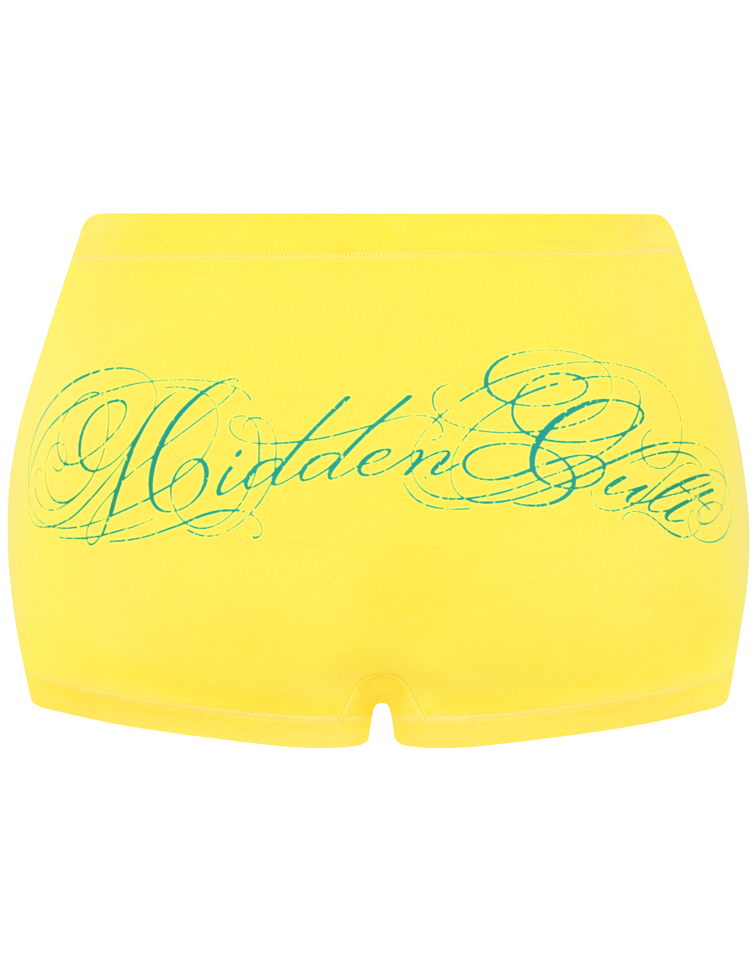 HIDDEN CULT Sunburst Polo Set Tee T-shirt Booty shorts Boyshorts Gym Beach TikTok Yellow Summer