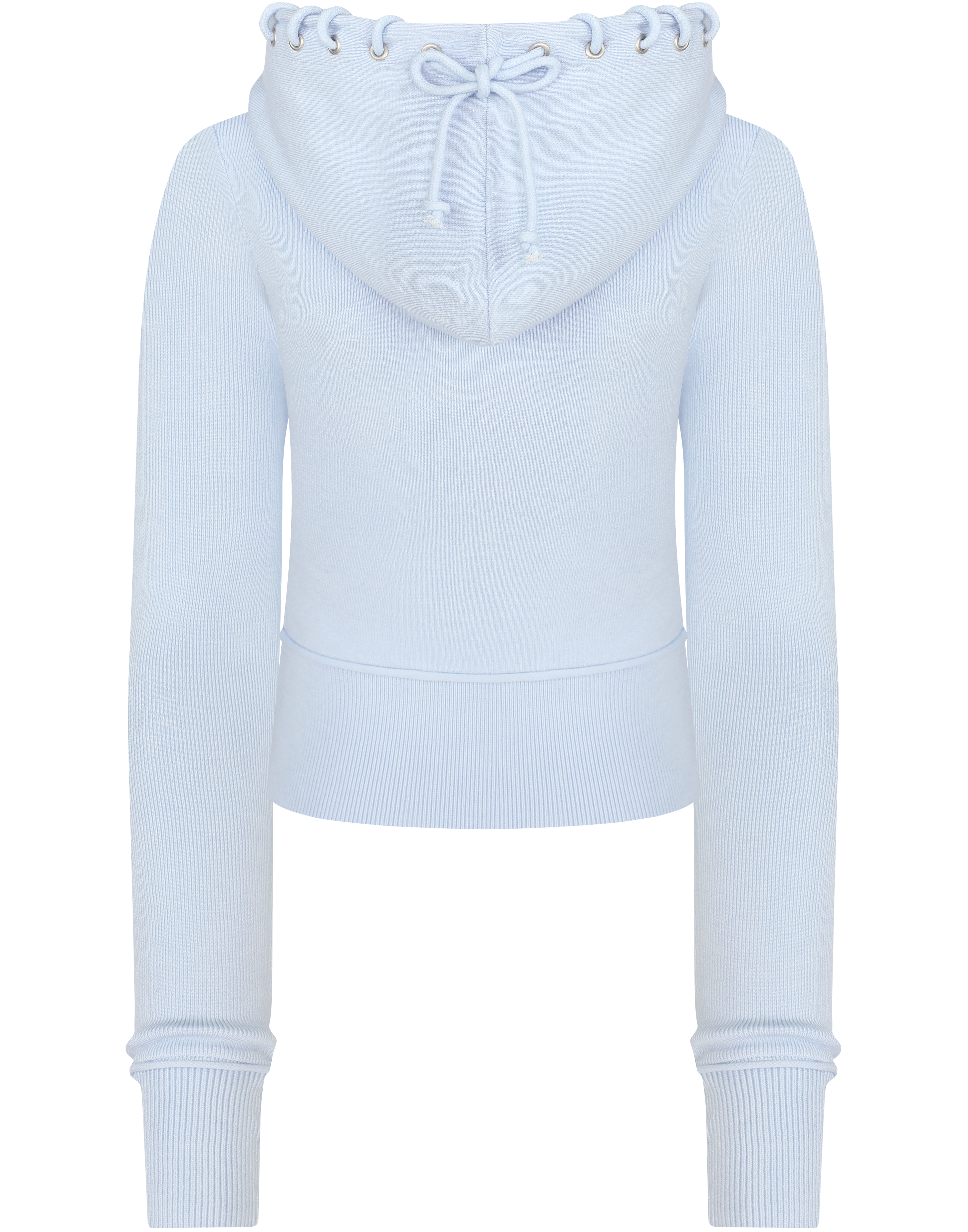 HIDDEN CULT Pearl Soft Knit Zip Hoodie Blue Baby Blue Light Blue Sweatsuit TikTok Sweater Tall Pants