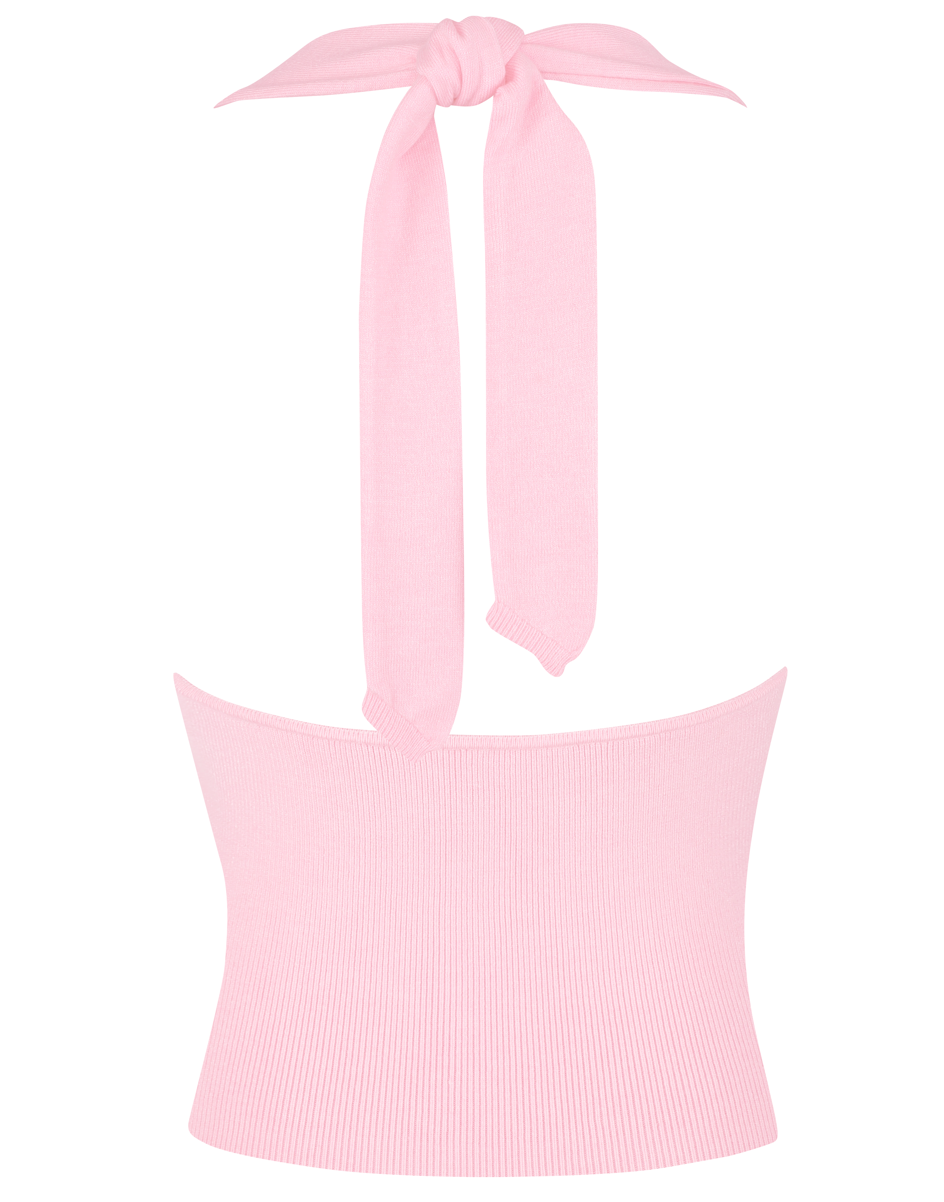 HIDDEN CULT Sakura Soft Knit Halter Top Halter Top Pink Light Pink Baby Pink Soft Knit Summer TikTok
