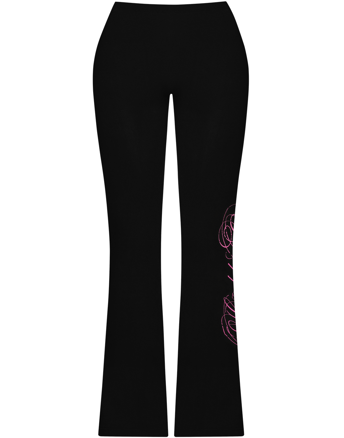 HIDDEN CULT Thermal Pink Signature Low Rise Flares Stretch Athleisure Workout Set Tall TikTok Fall