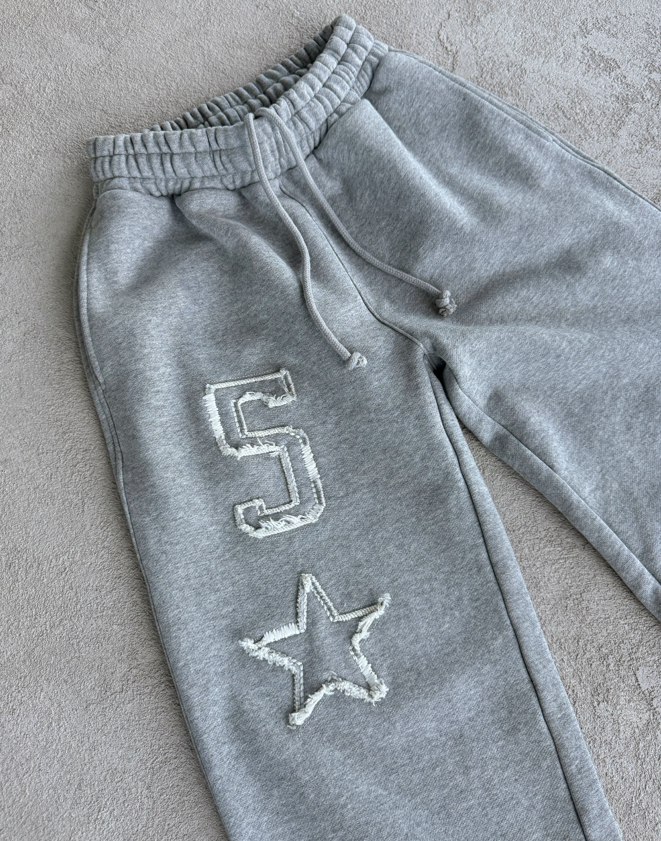 HIDDEN CULT Baggy Grey Star Sweatpants Women's Tall Friendly Streetwear Clothing Fashion TikTok