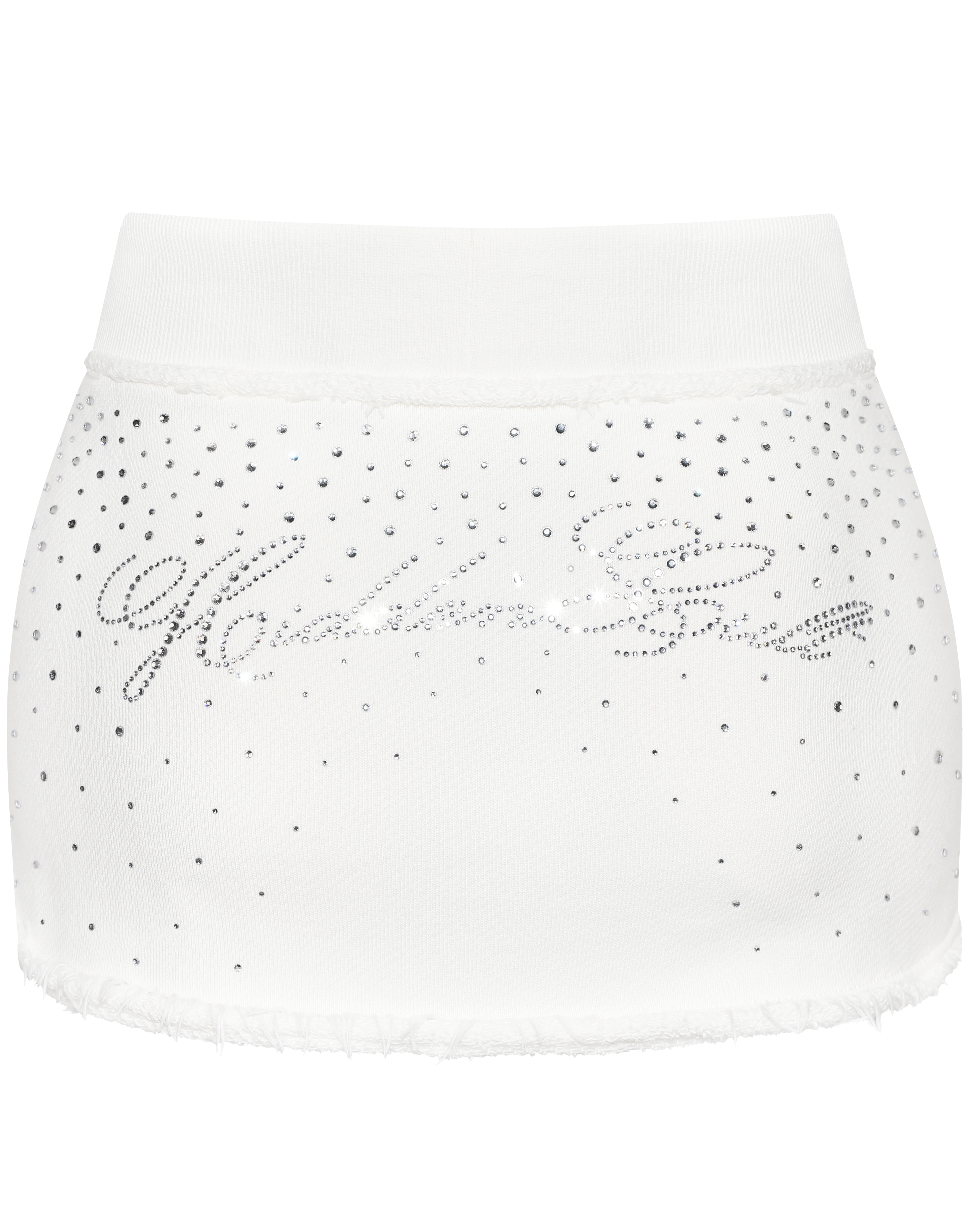 HIDDEN CULT Rhinestone White Mini Skirt Crystal Glitter y2k Tight Short Mini Skirt Women's TikTok