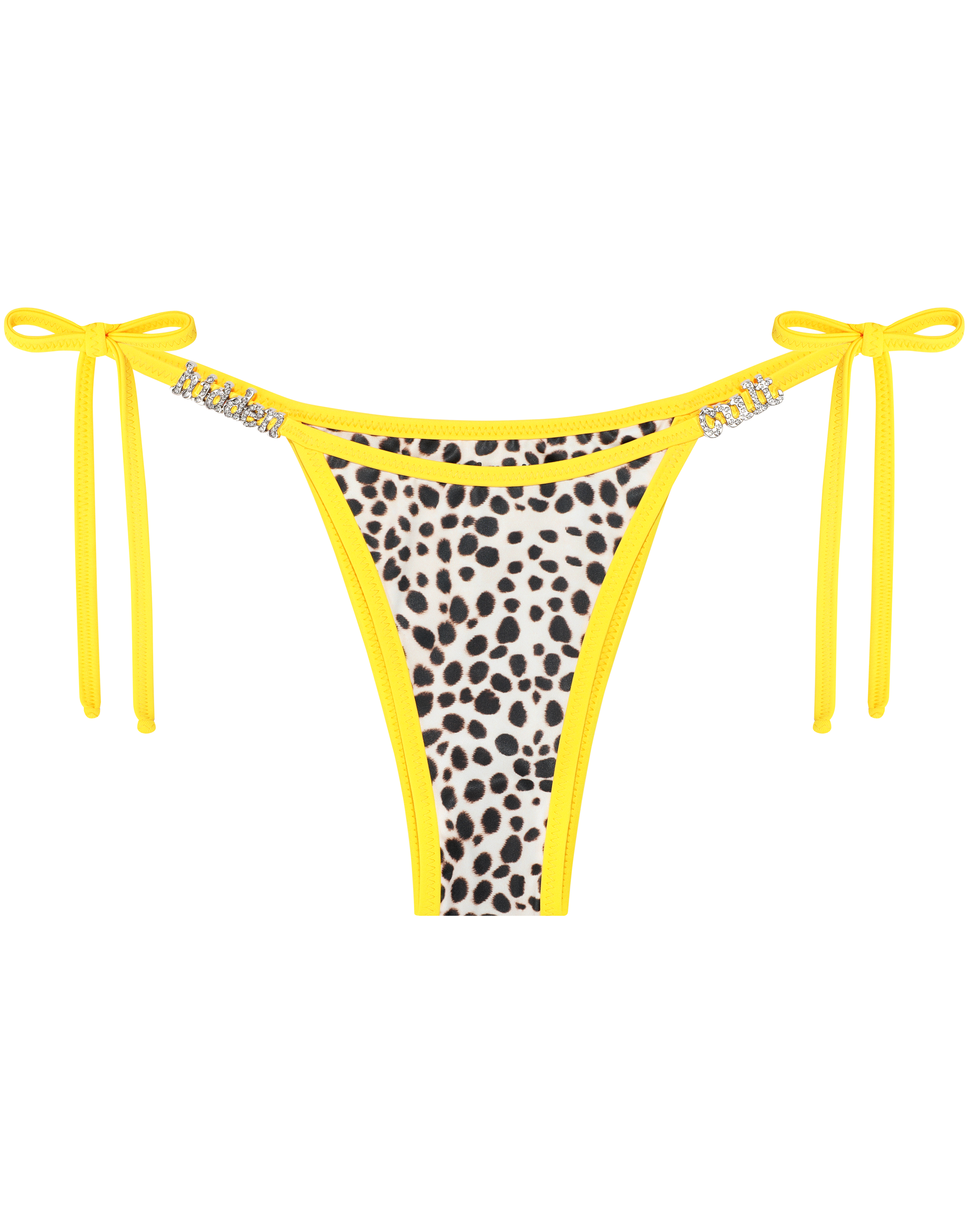 HIDDEN CULT Cheetah Yellow Bikini Set Yellow Leopard string bikini swimwear Summer Vacation Vacay