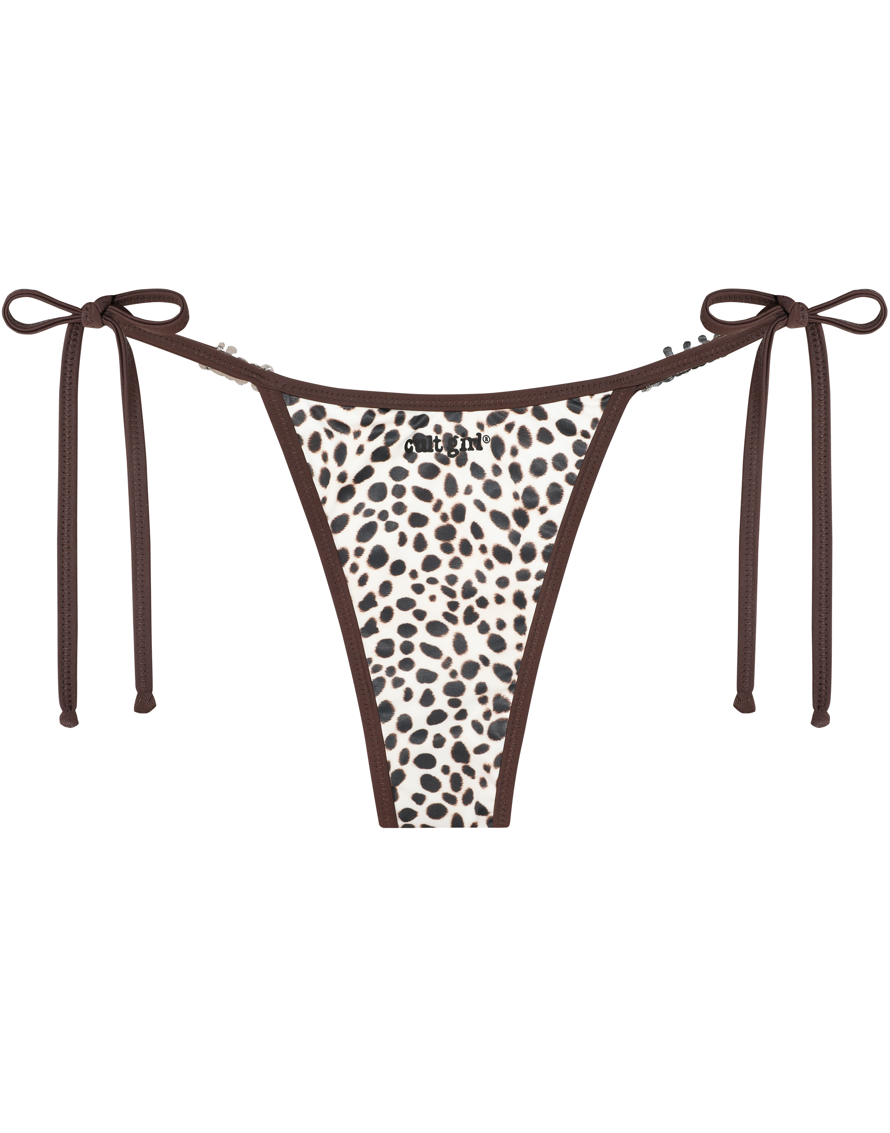 HIDDEN CULT Cheetah Dark Brown Bikini Set Leopard string bikini Swimwear Summer Vacation Vacay