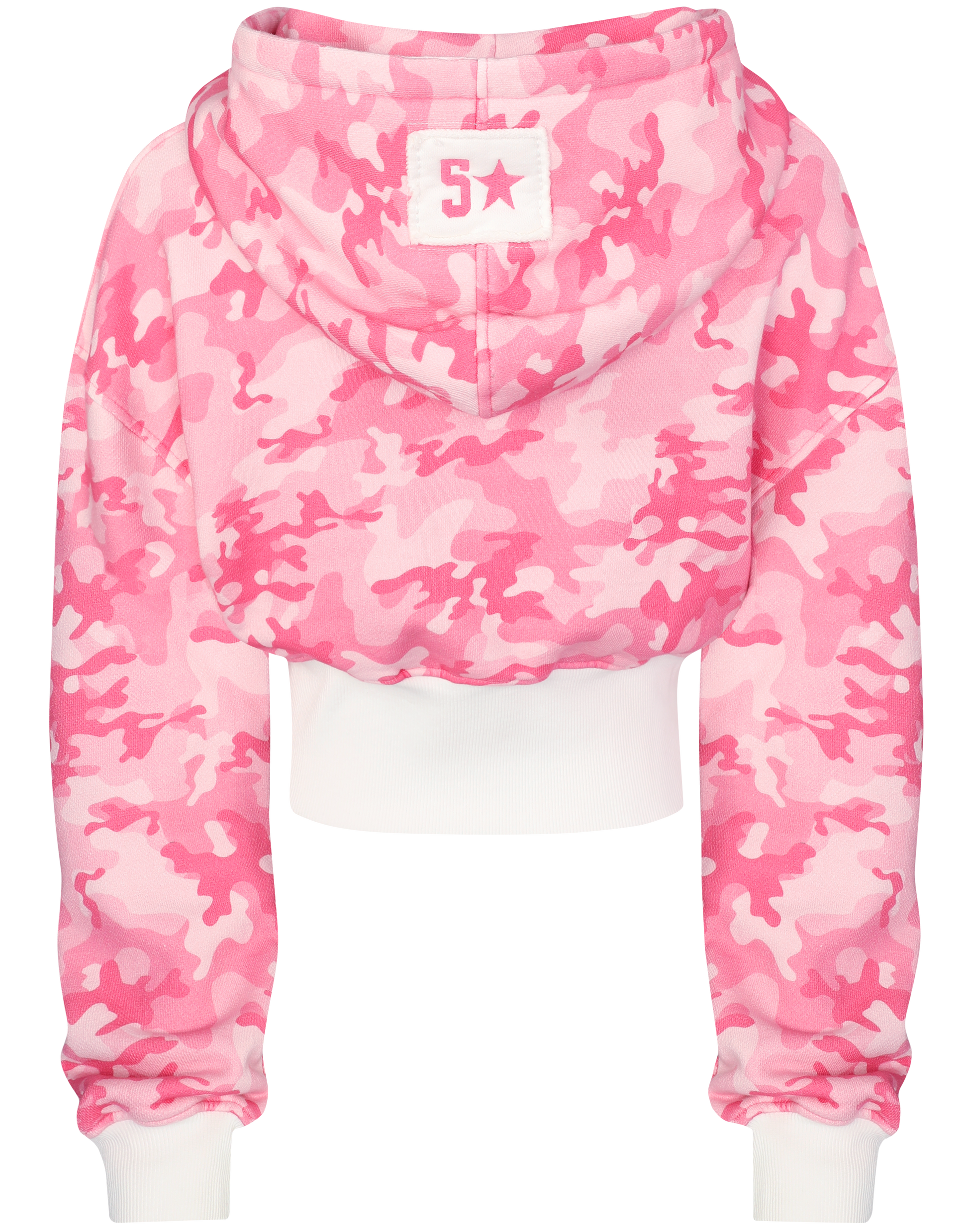 HIDDEN CULT Pink Camo Baggy Cropped Zip Hoodie Women's Streetwear Clothing Fashion TikTok Camouflage