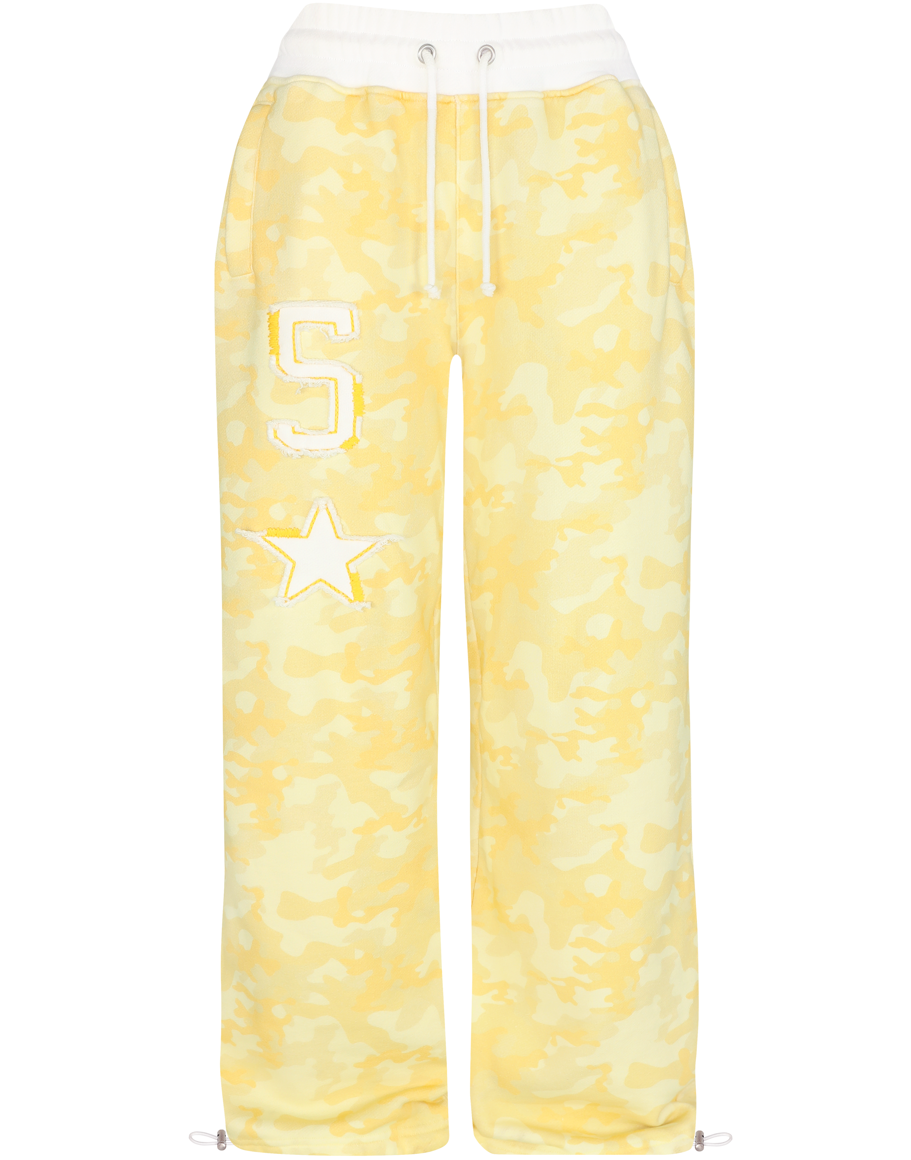 HIDDEN CULT Yellow Camo Baggy Sweatpants Butter Camouflage Womens Sweatsuit Tall friendly TikTok