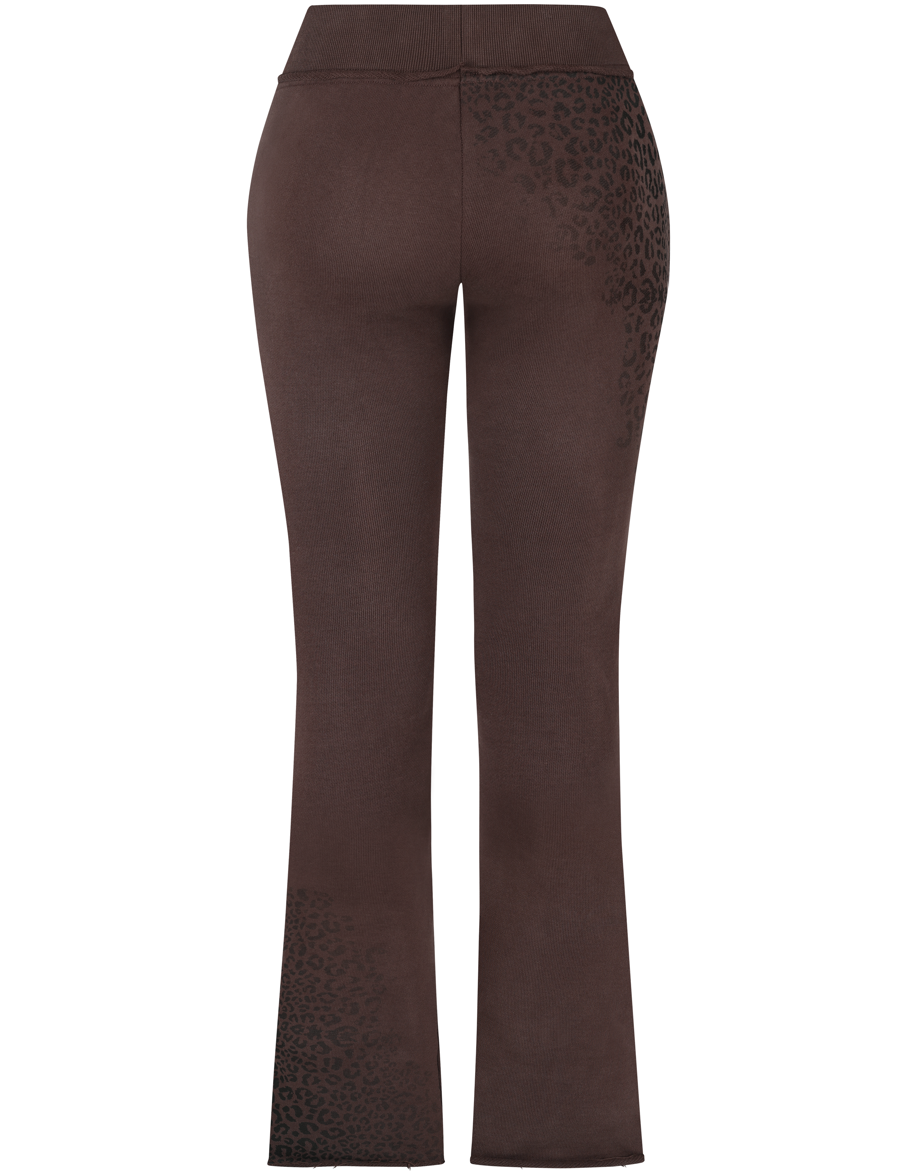 HIDDEN CULT Fine Cotton Cheetah Dark Brown Pants y2k Bootcut distressed Tall Friendly Fashion TikTok