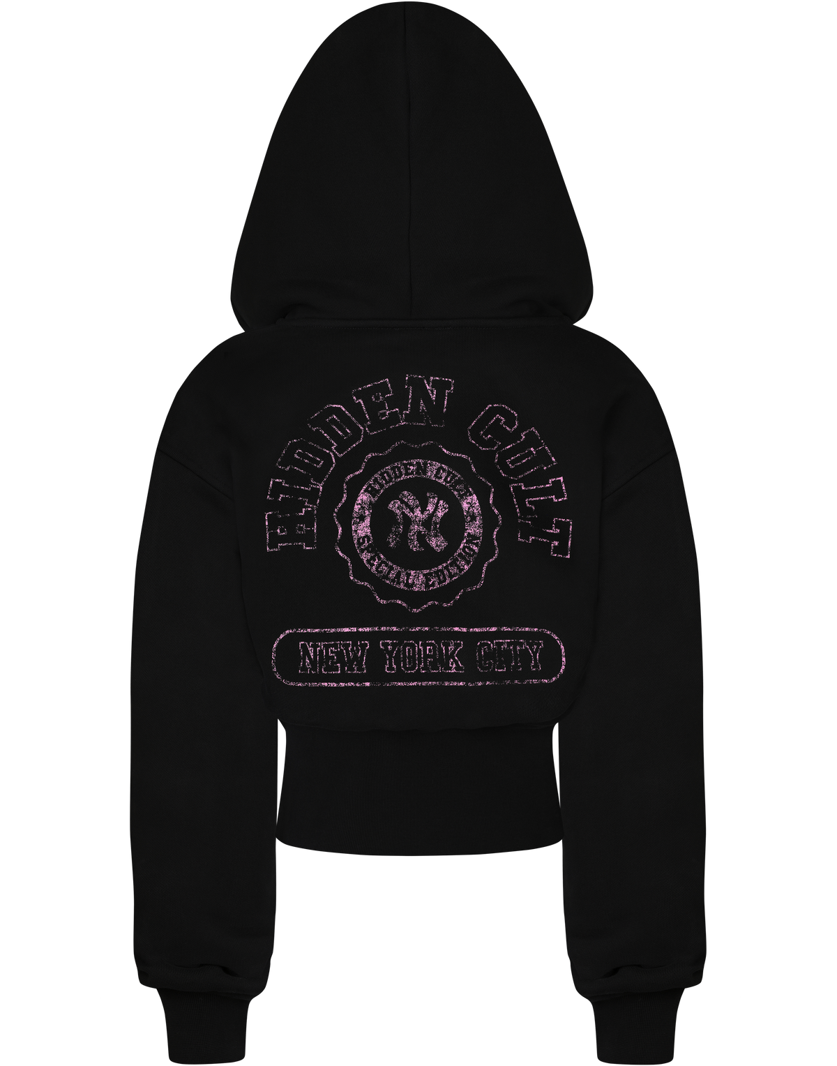 HIDDEN CULT® NYC Frame Zip Hoodie Cropped Zip Hoodie Women's Streetwear Clothing Fashion TikTok