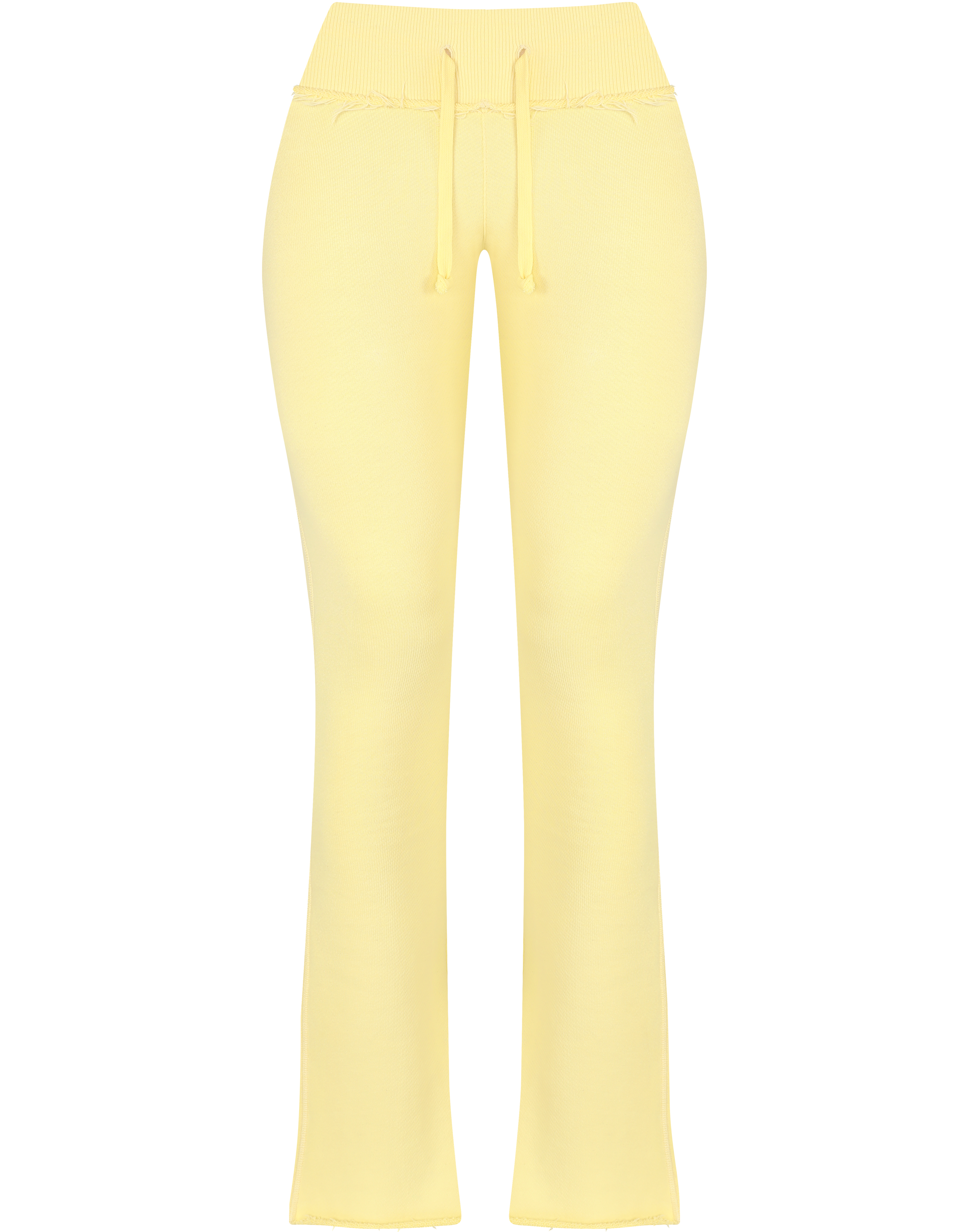 HIDDEN CULT Inca Pale Yellow Low Rise Pants Butter Lemon Yellow Summer Tall Women's TikTok y2k 2000s