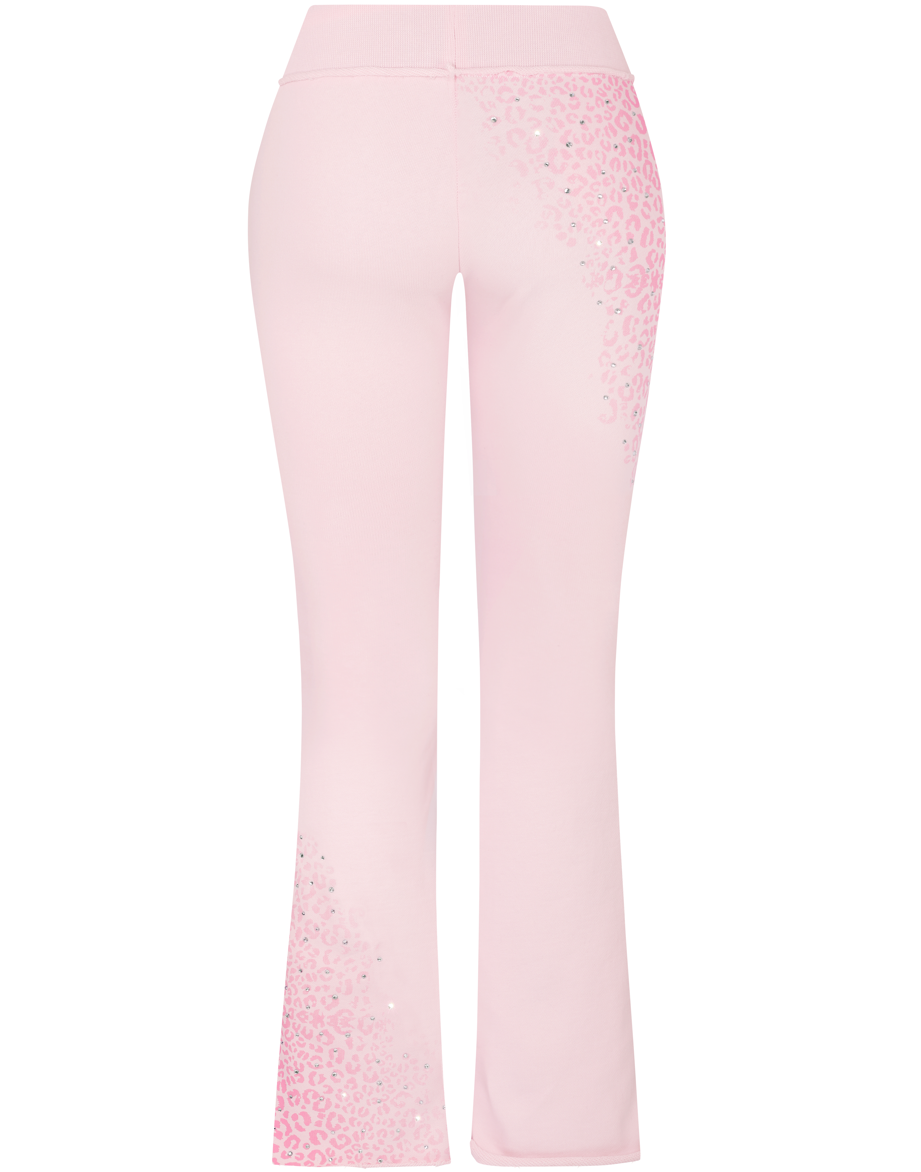 HIDDEN CULT Fine Cotton Cheetah Pink Crystal Pants Pink Baby Pink Rhinestone Tall Friendly TikTok