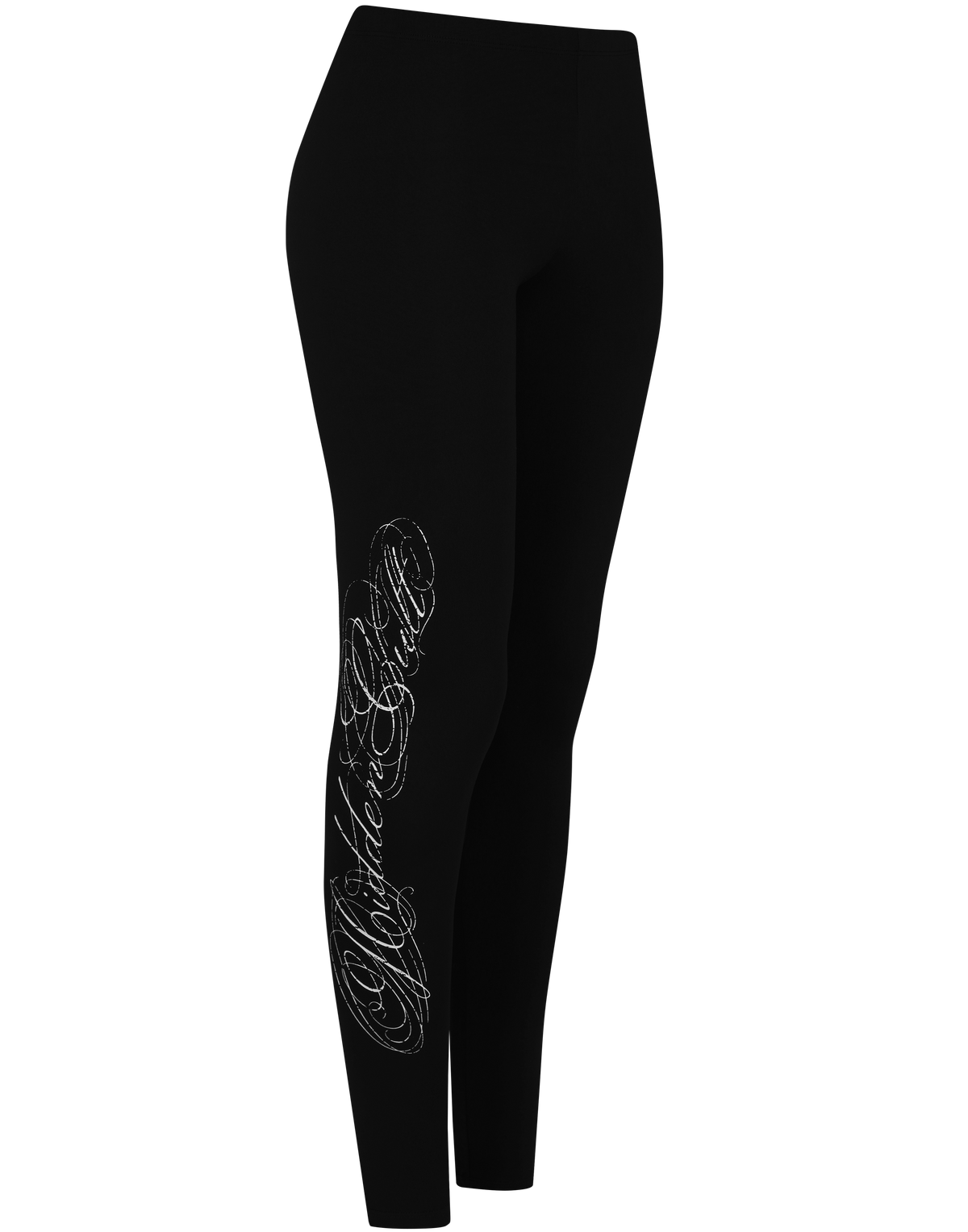 HIDDEN CULT Smooth Signature Leggings Black Stretch Gym Bodycon Athleisure Workout Tall TikTok