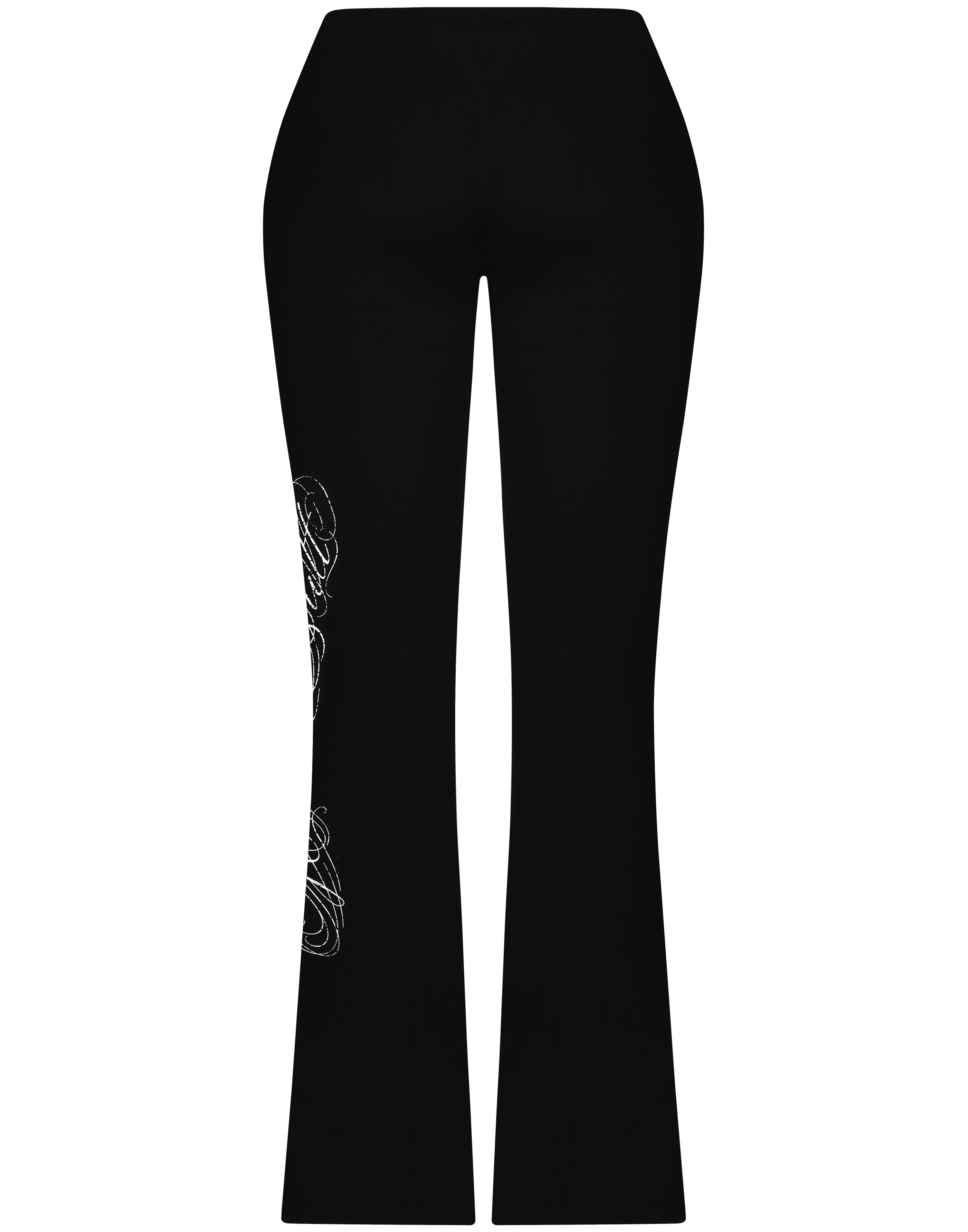 HIDDEN CULT Smooth Signature Low Rise Flares Black Stretch Gym Athleisure Tall Friendly TikTok