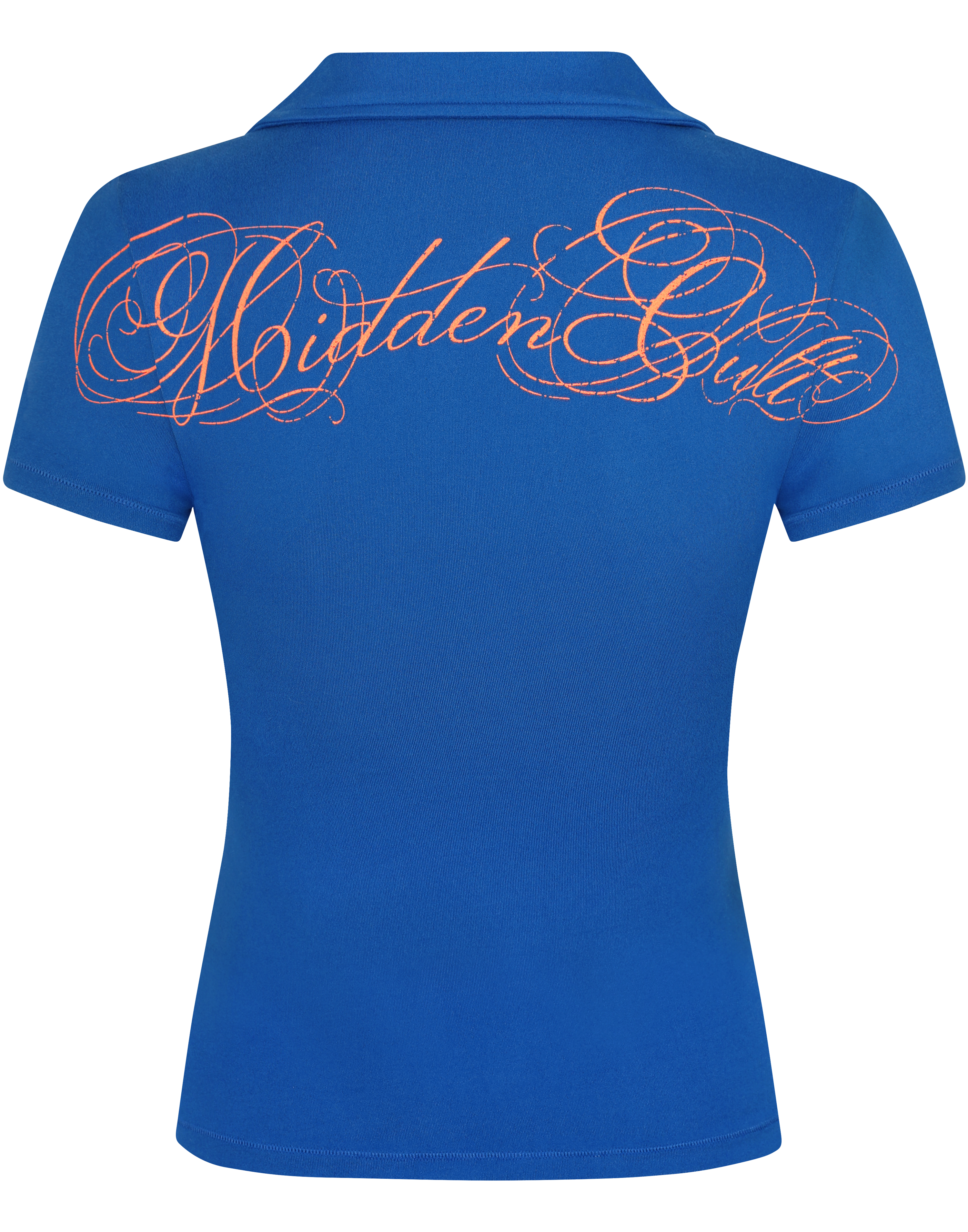 HIDDEN CULT Cobalt Blue Polo Set Tee T-shirt Booty shorts Boyshorts Gym Beach TikTok Summer