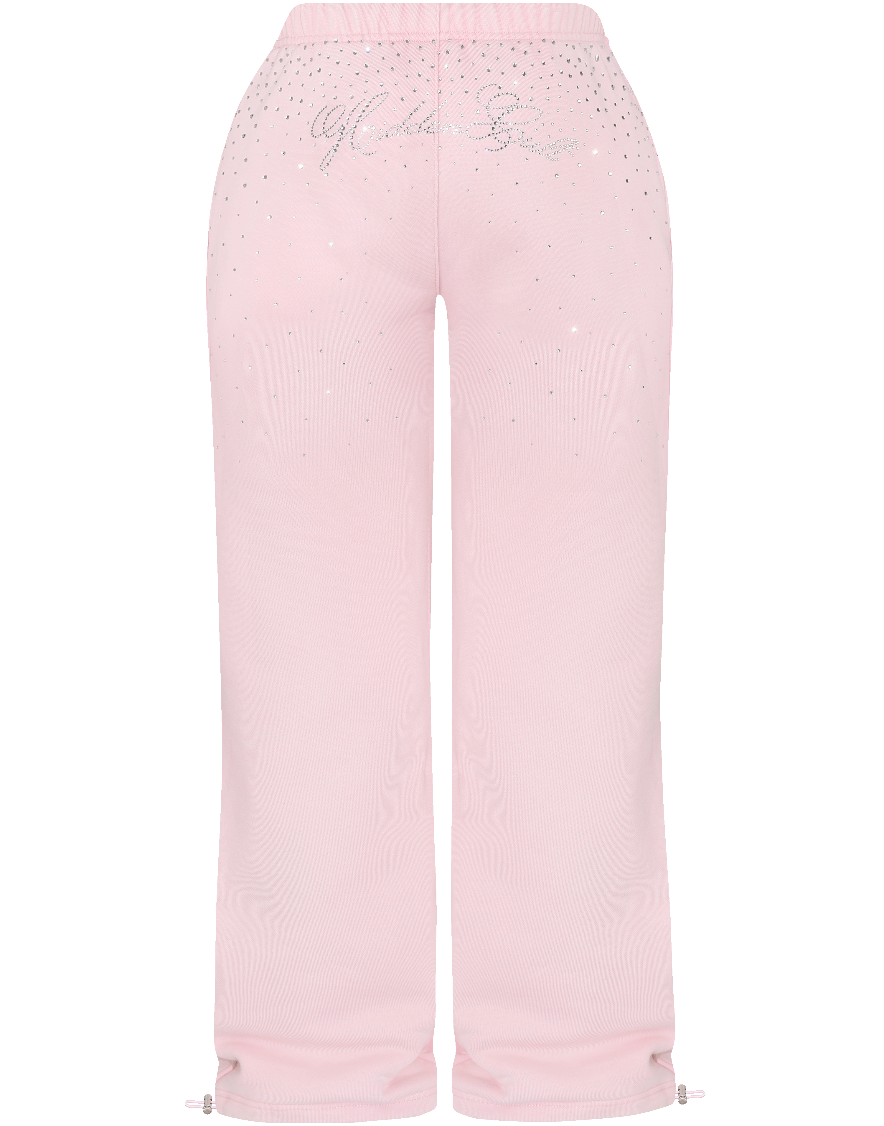 HIDDEN CULT Rhinestone Sweet Pink Sweatpants Baby Pink Baggy Loose fit Tall Friendly TikTok