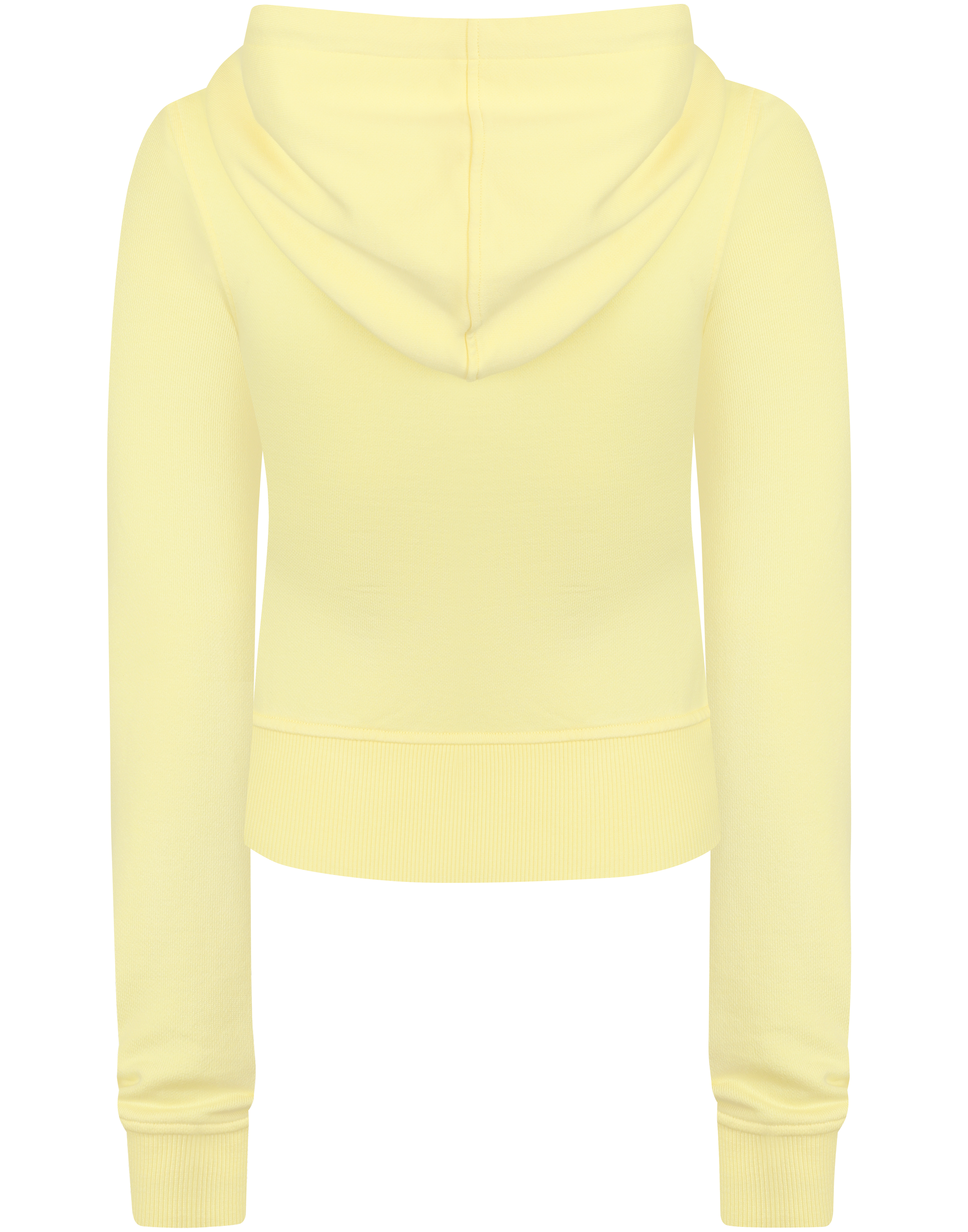 HIDDEN CULT® Yellow Tiger Embroidered Zip Hoodie Womens Slim fit Form fitted Hoodie Sweater TikTok
