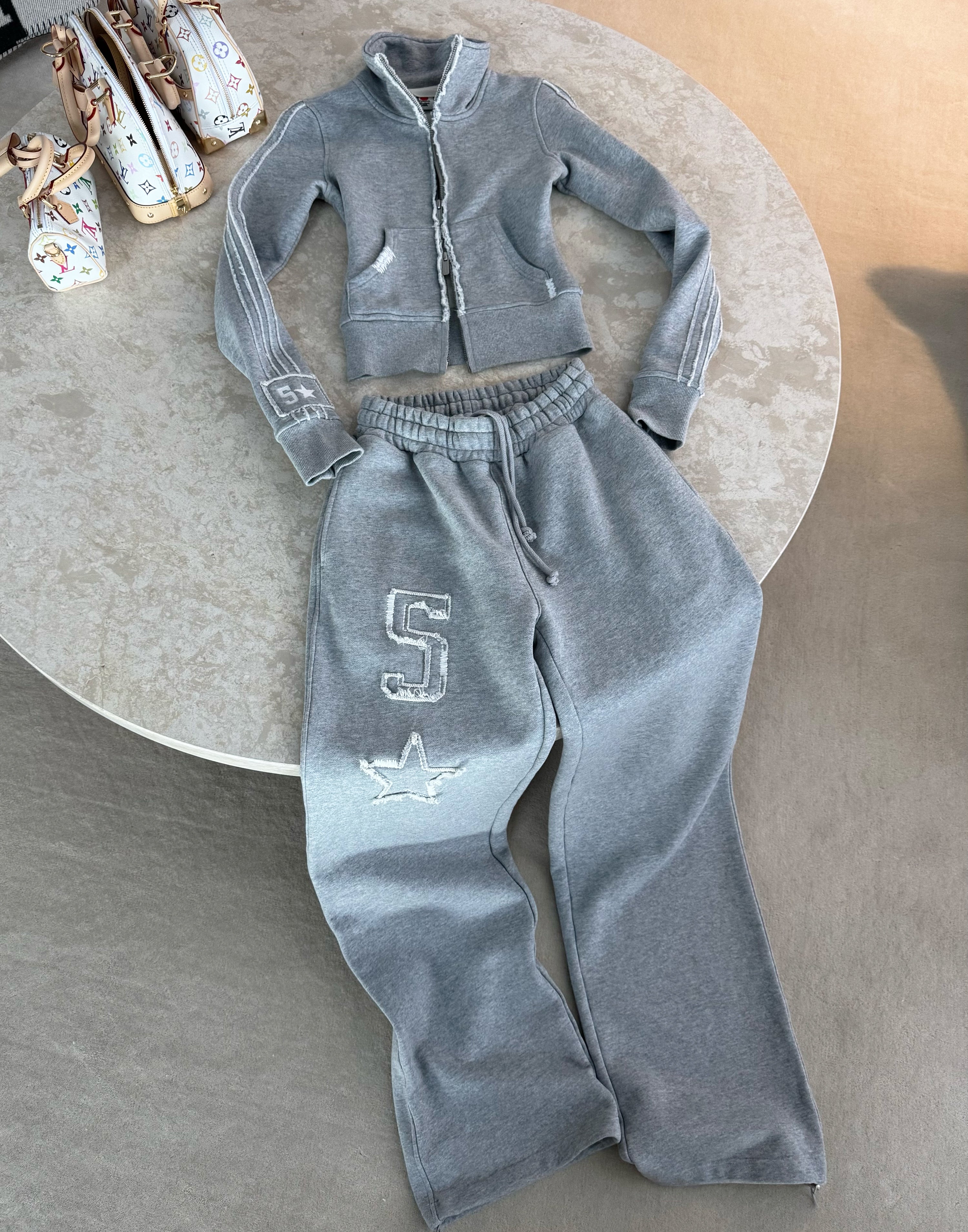 SIGN UP - Grey Star Track Jacket