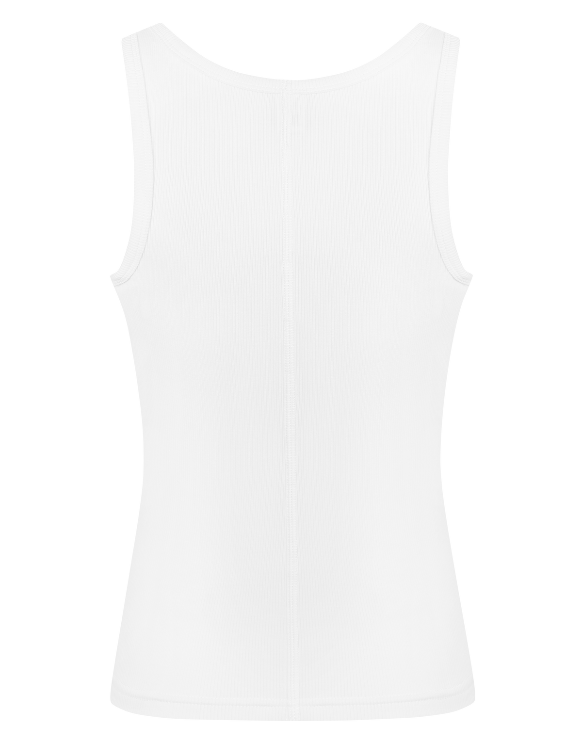 HIDDEN CULT Uptown Doll White Tank Top Top Ribbed Tank Top Women's Print Stretch Bodycon y2k TikTok